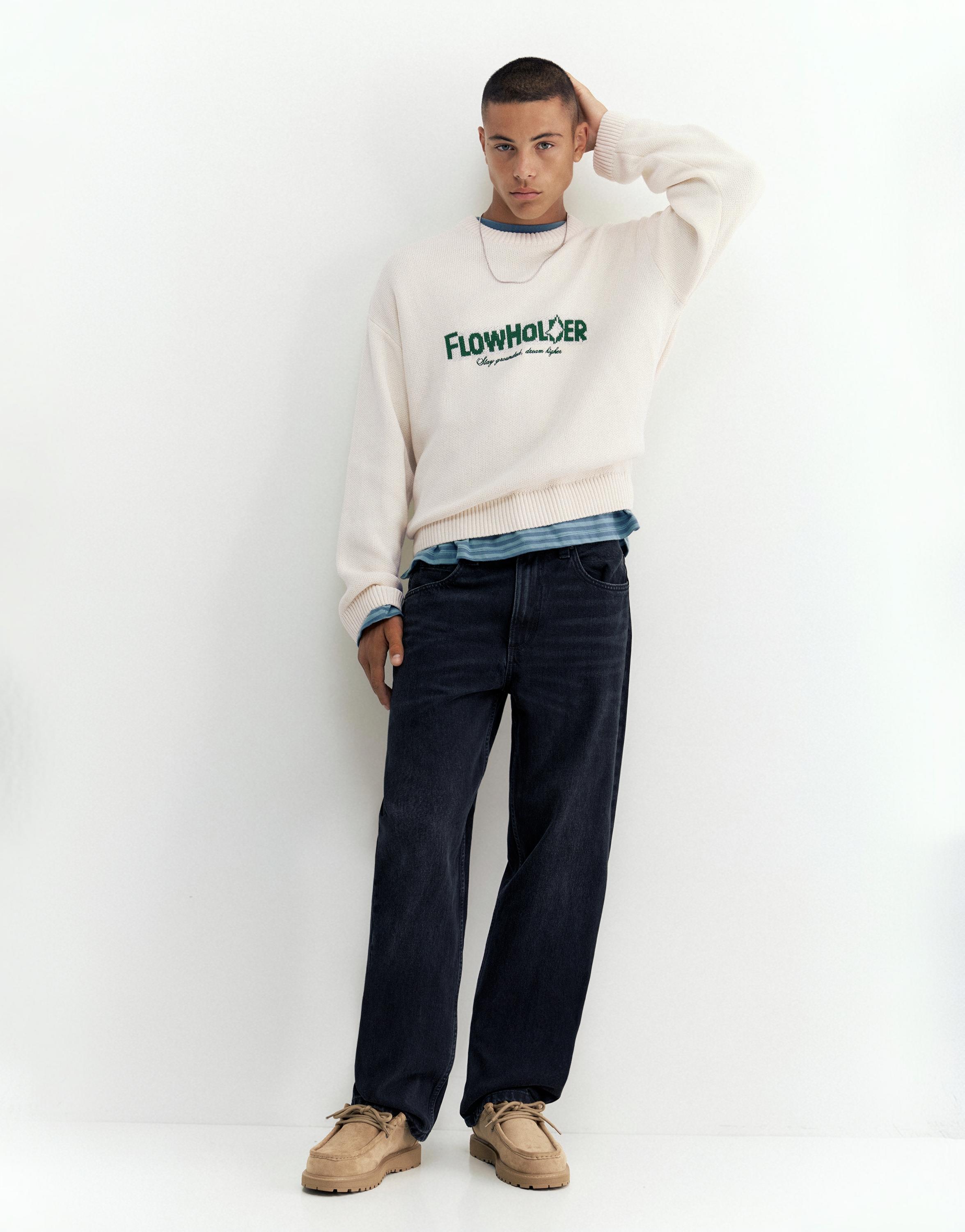 STWD graphic jumper — White