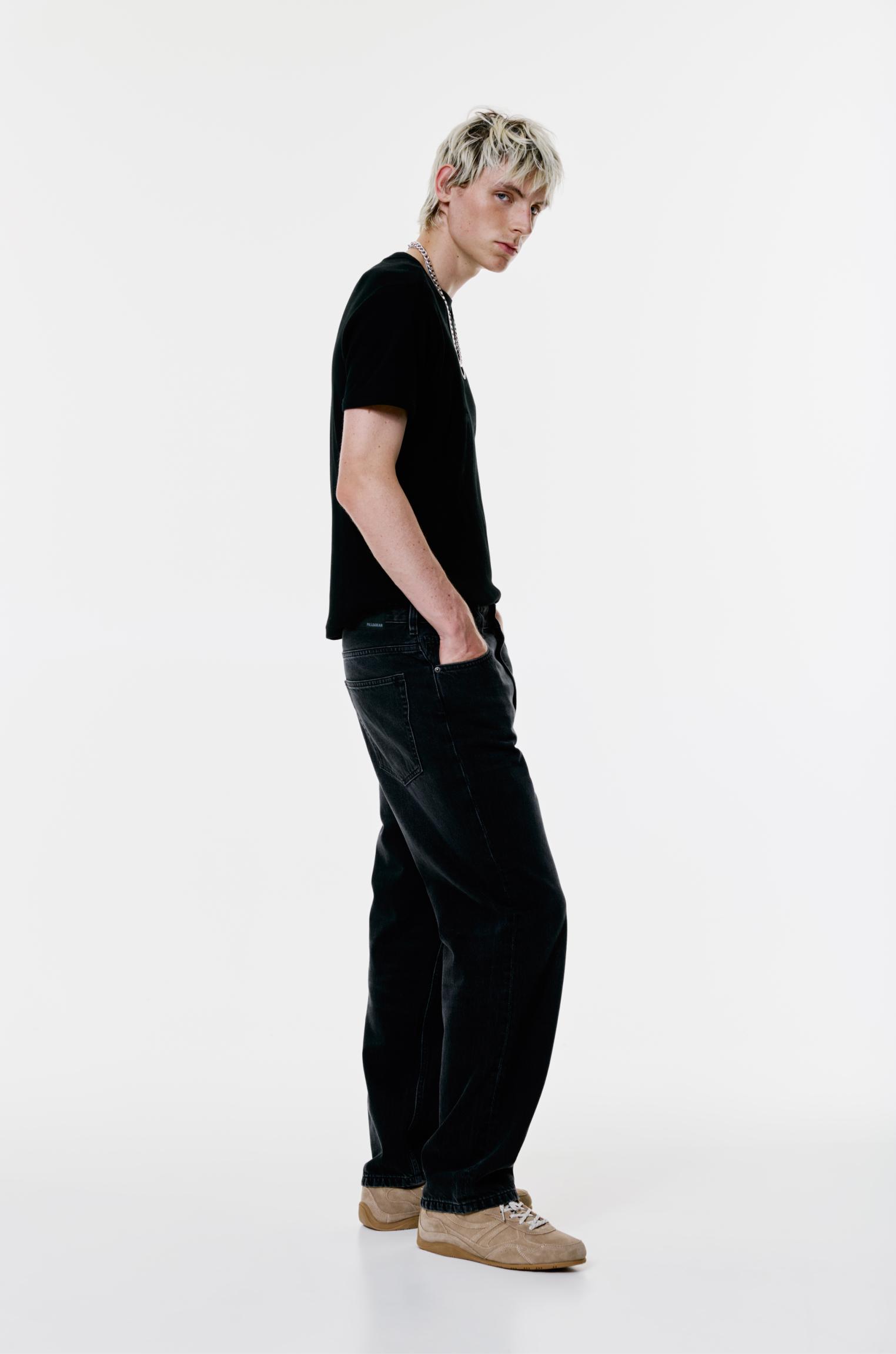 Baggy jeans — Faded black