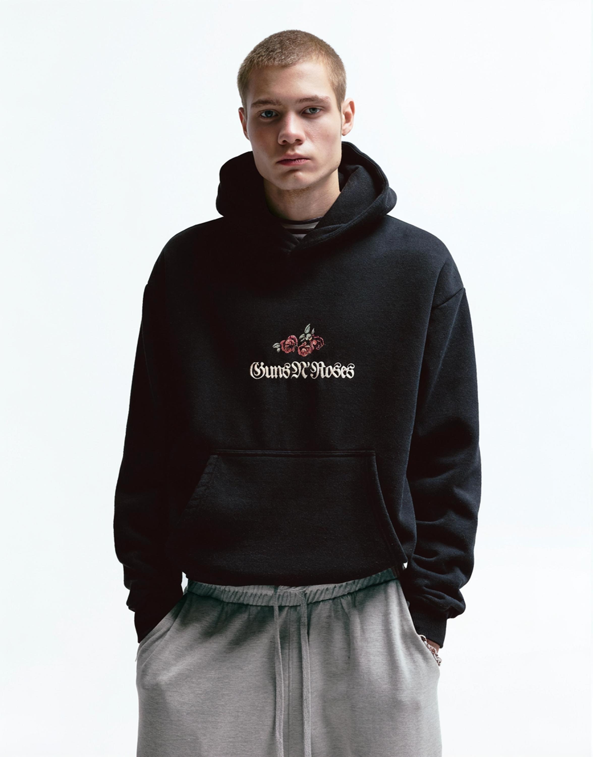 Guns N' Roses kapüşonlu sweatshirt - Görsel 10