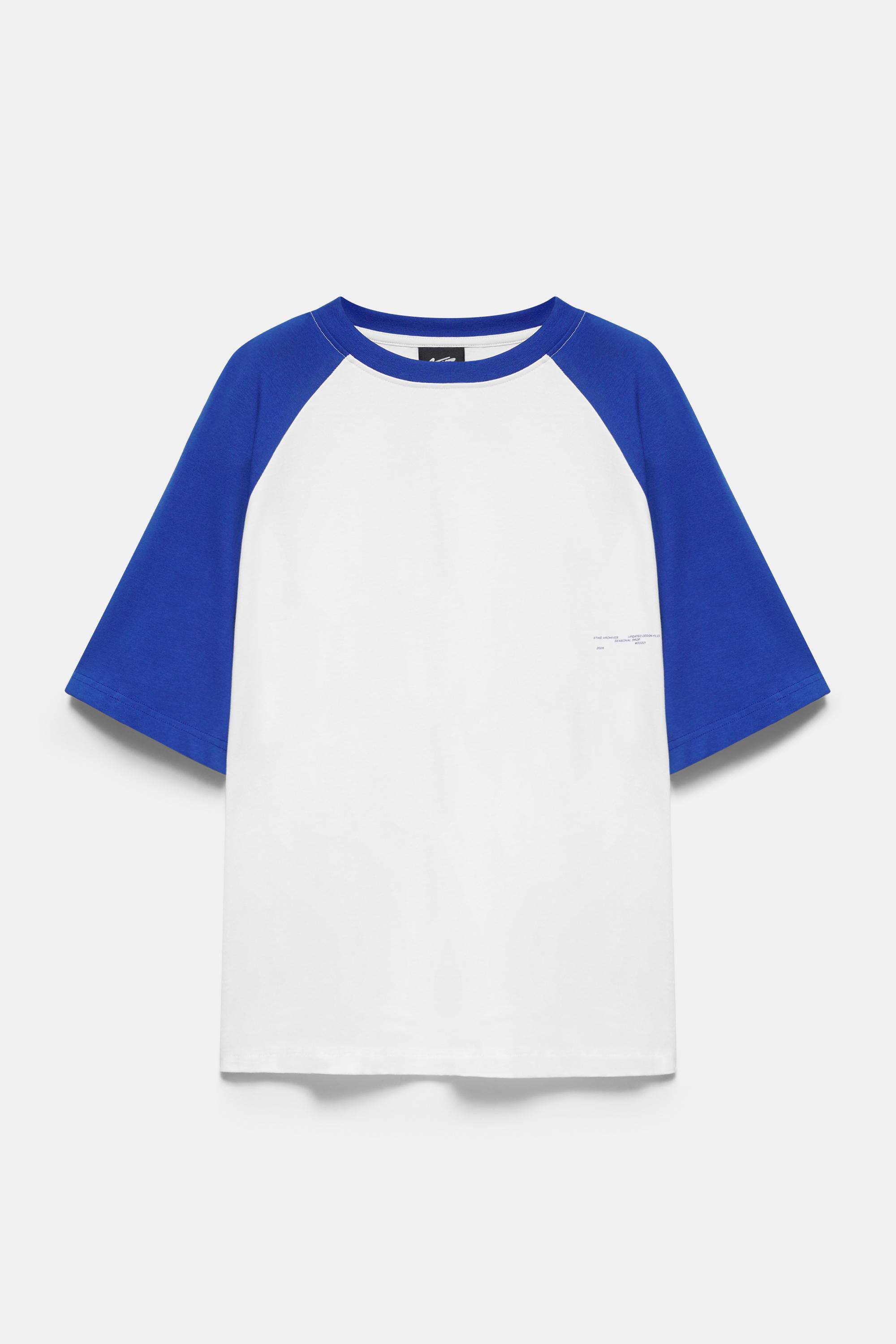 STWD raglan sleeve T-shirt — Deep blue