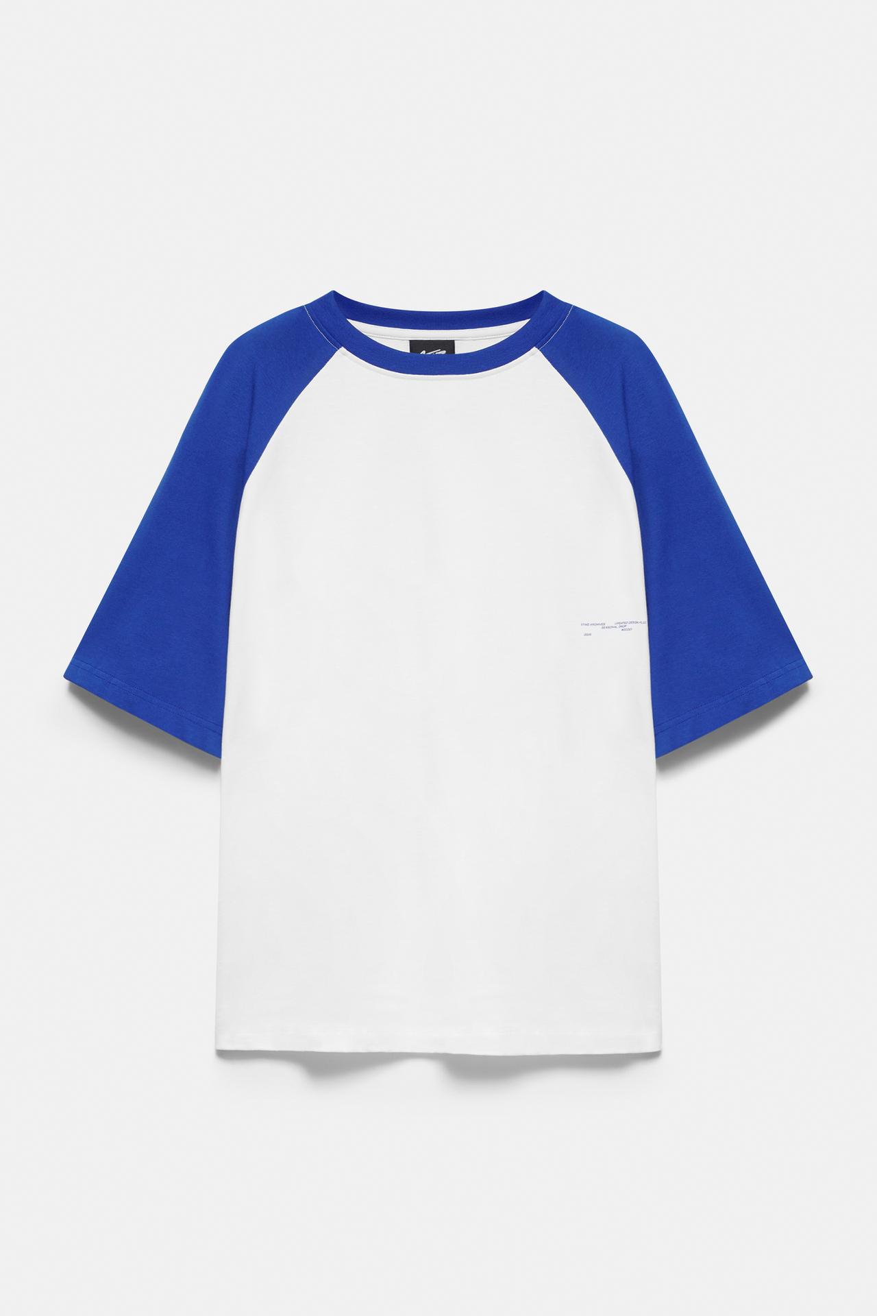 STWD raglan sleeve T-shirt — Deep blue
