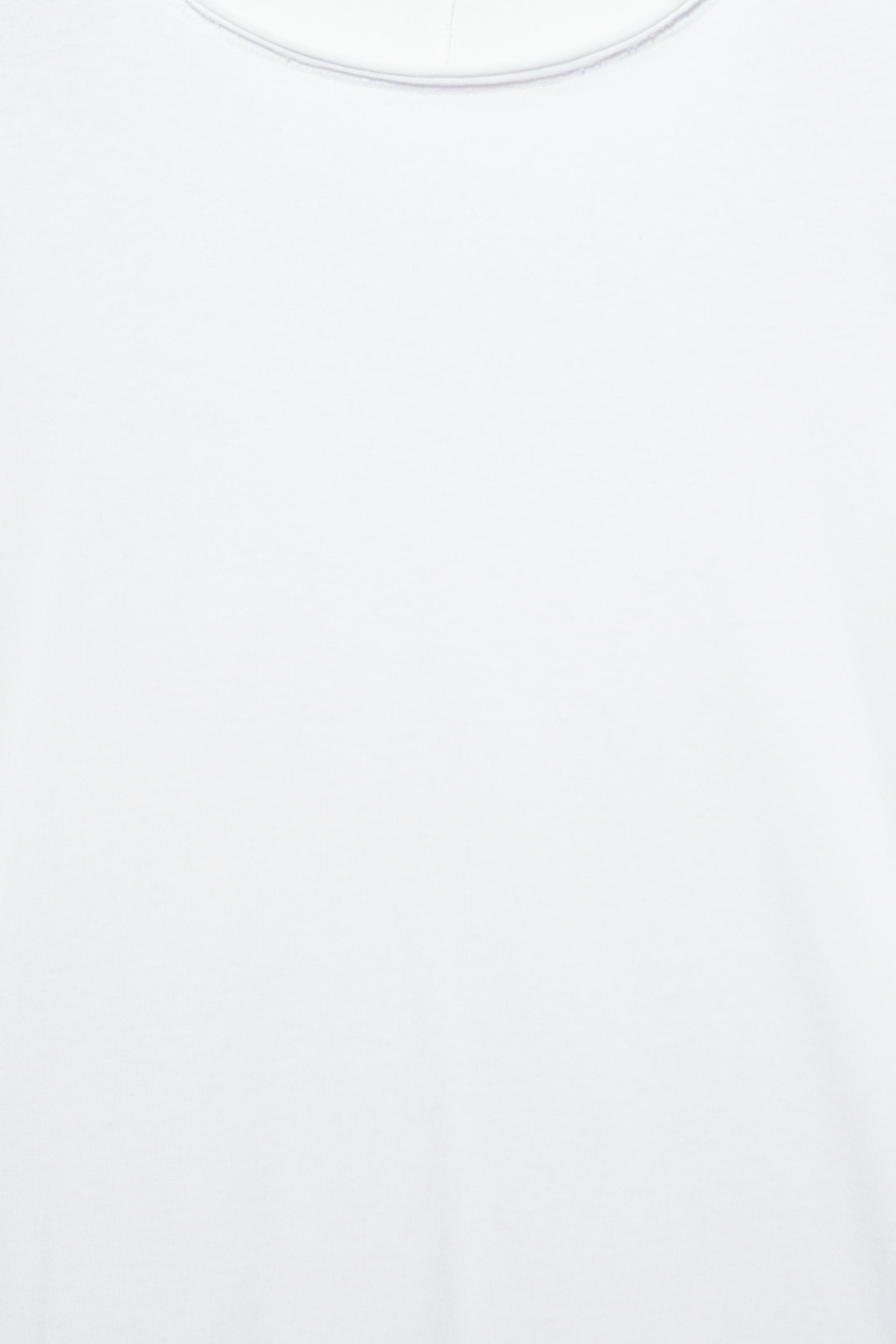 Oversize long sleeve T-shirt — White