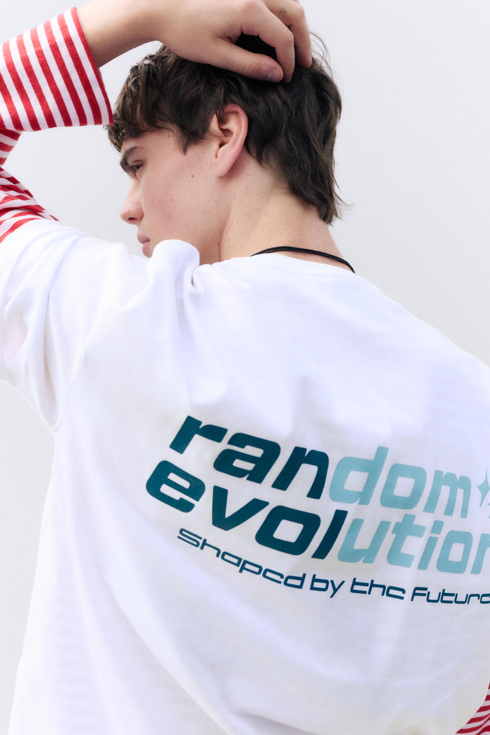 STWD boxy graphic T-shirt — White