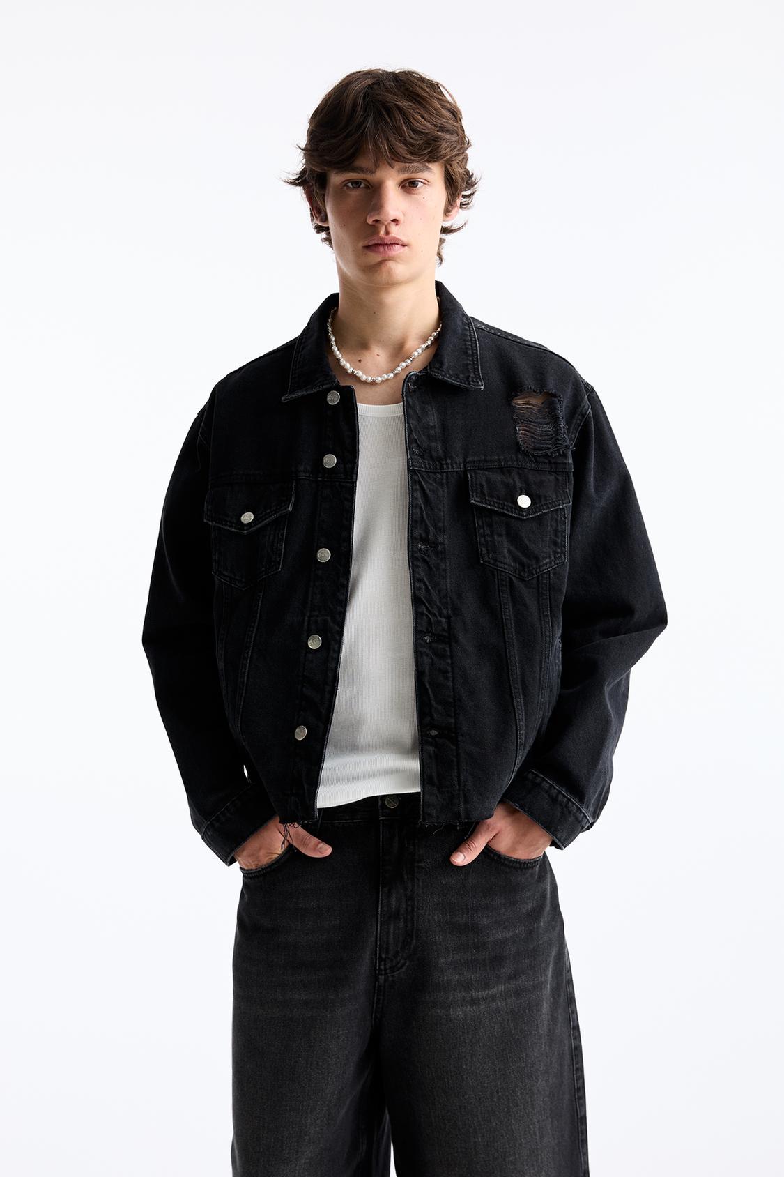 Denim Jacket Jean Homme Gap Pull And Bear Jeans Jacket Veste Jean