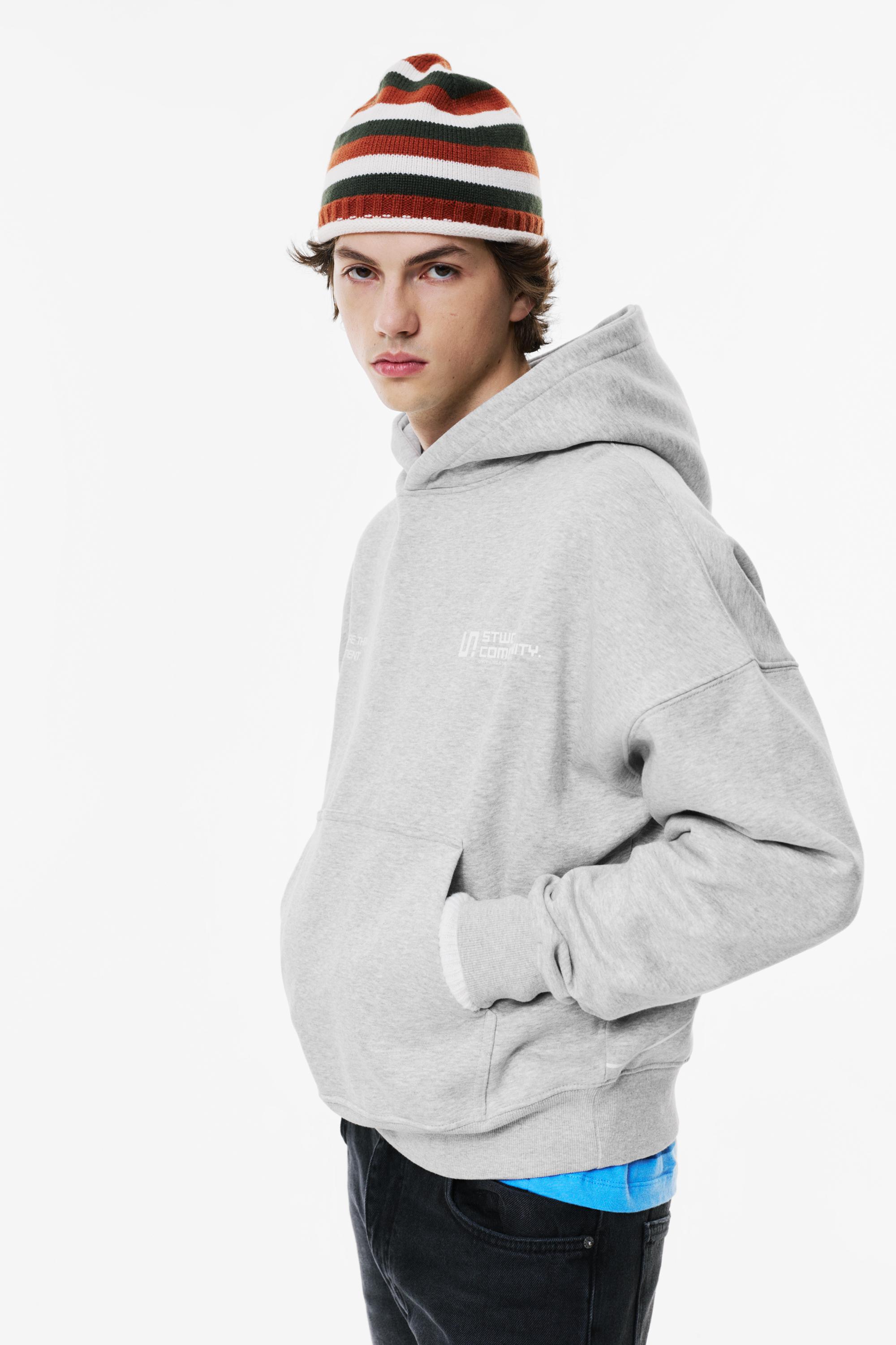 STWD kapüşonlu sweatshirt - Görsel 3