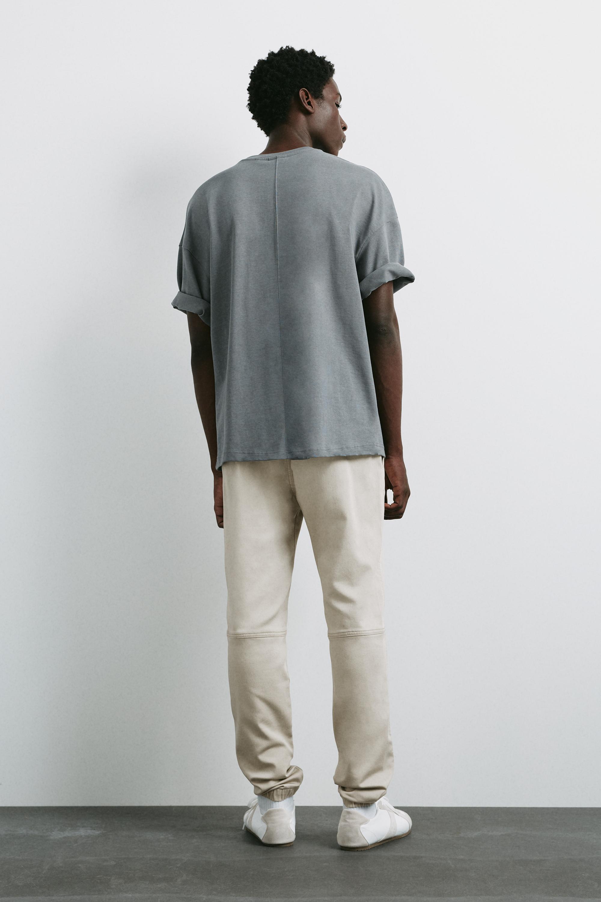 Regular fit jogging trousers — Beige