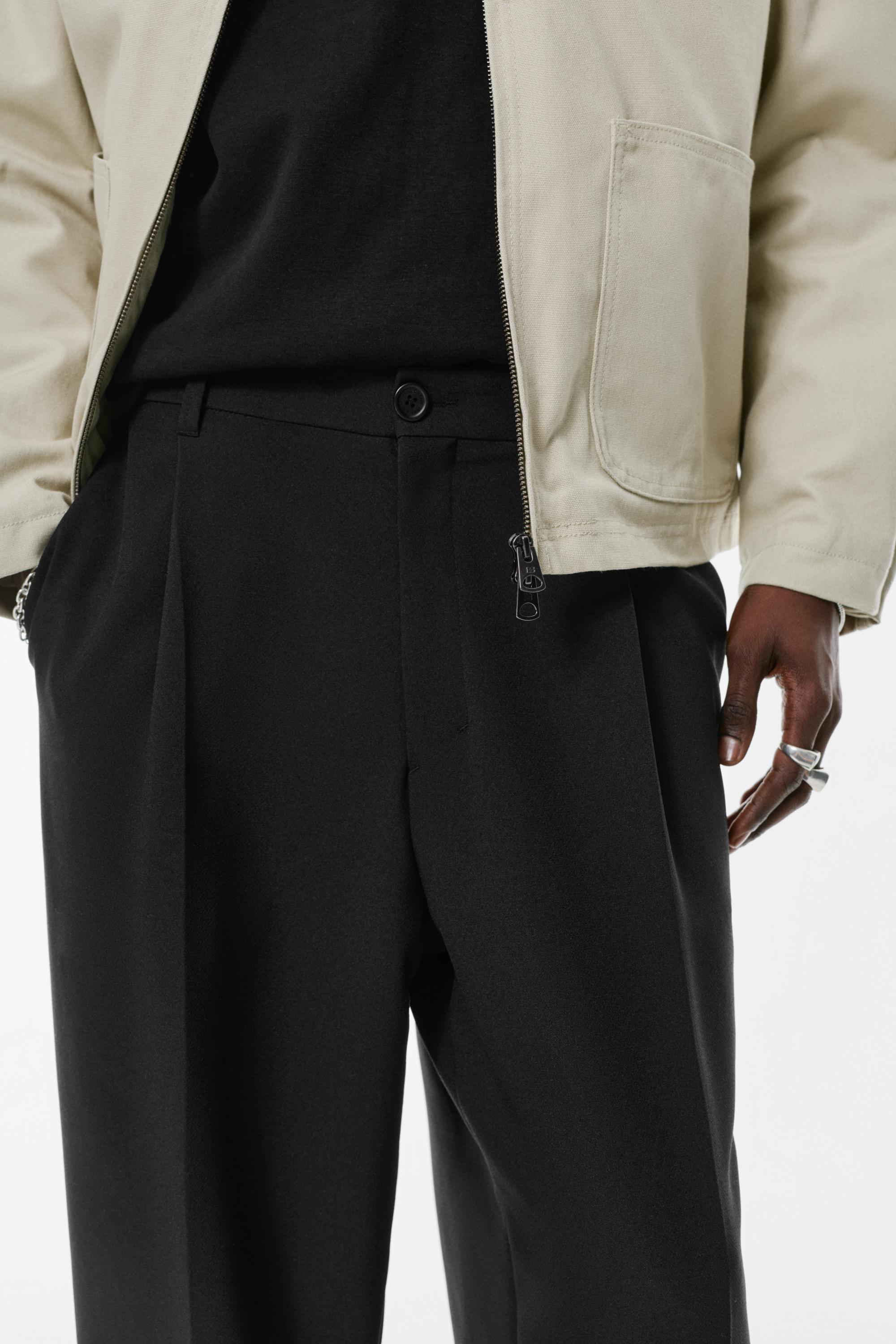 Tailored trousers — Black