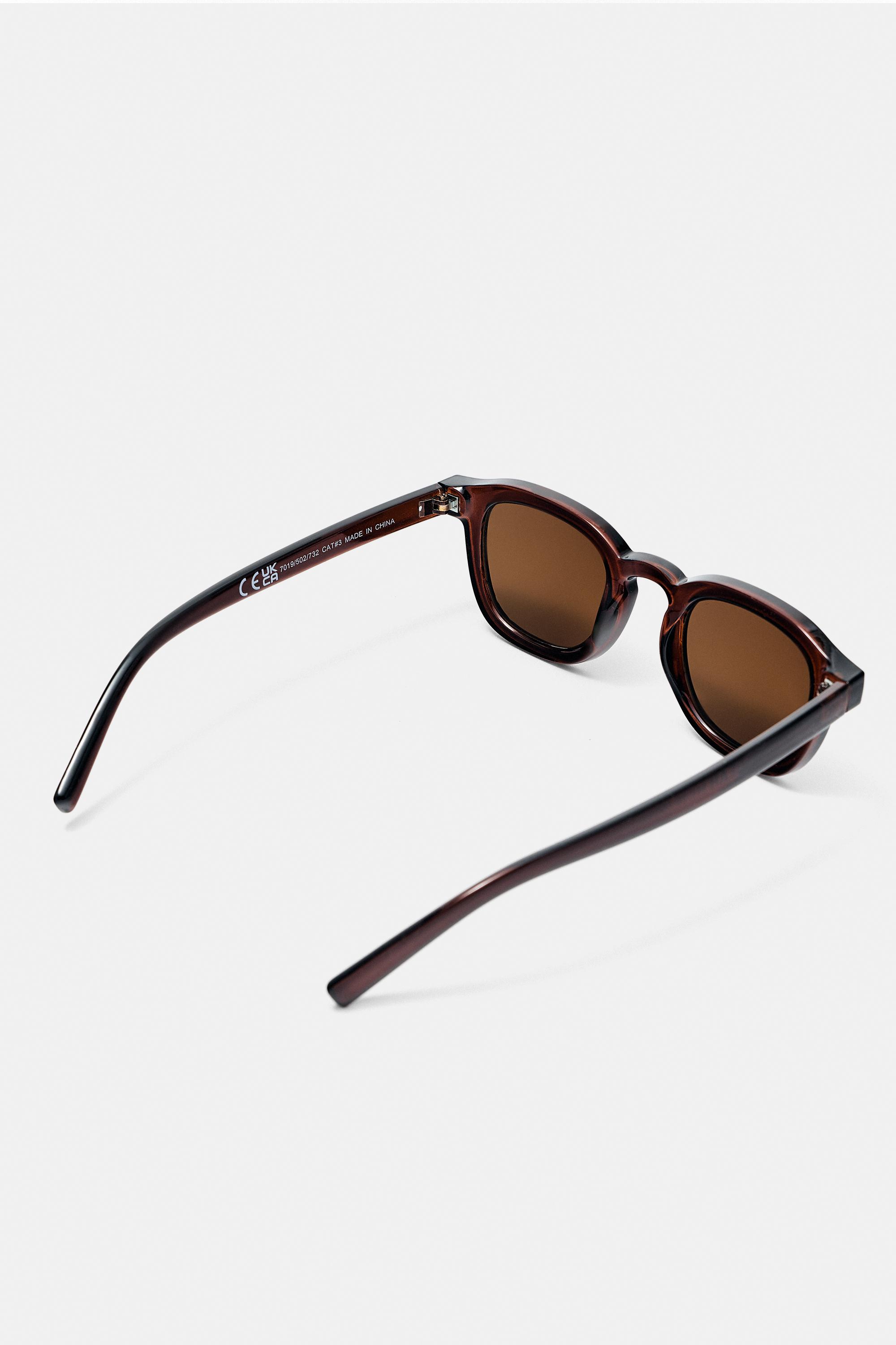 Resin sunglasses — Caramel