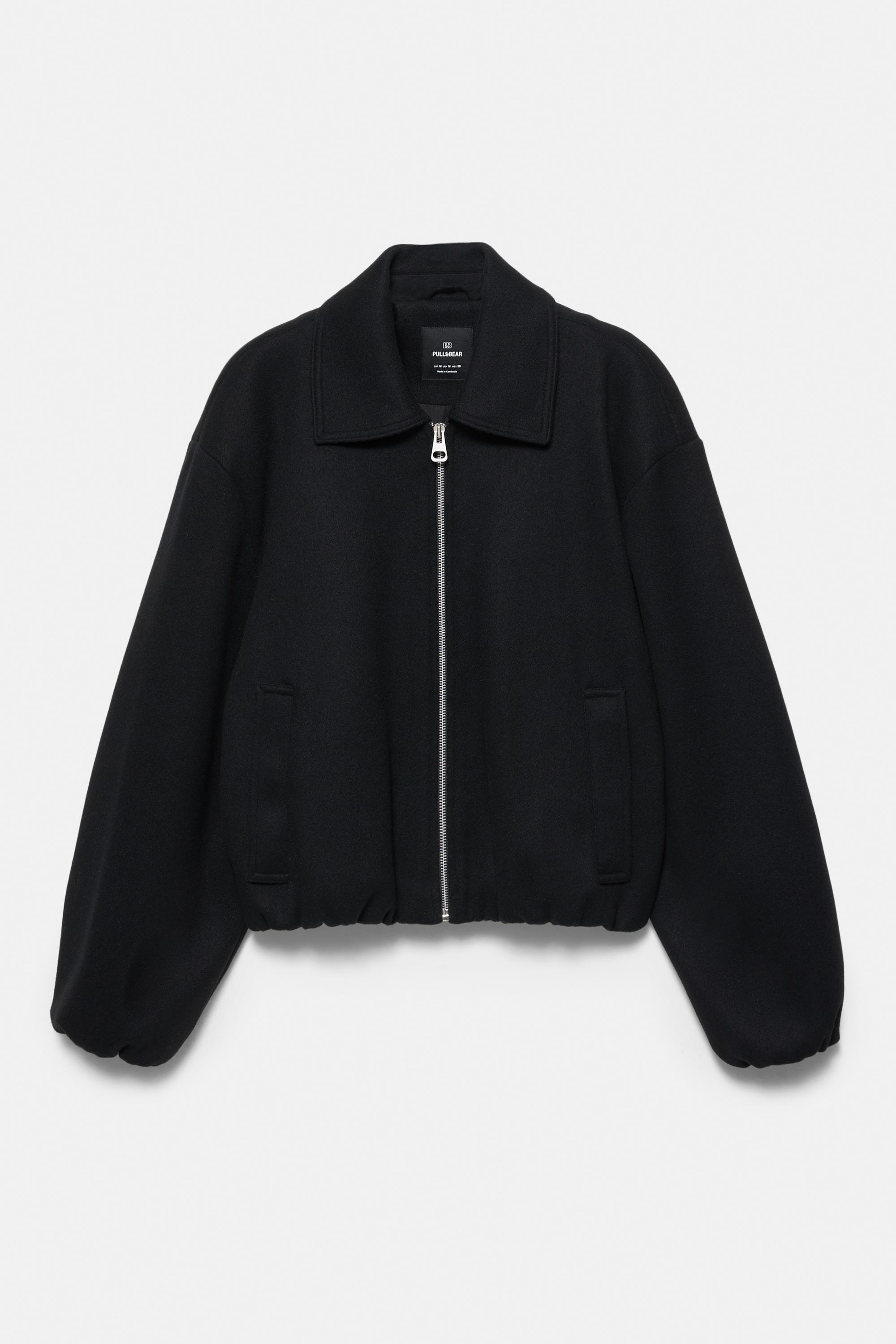 Yumuşak kumaş balon ceket