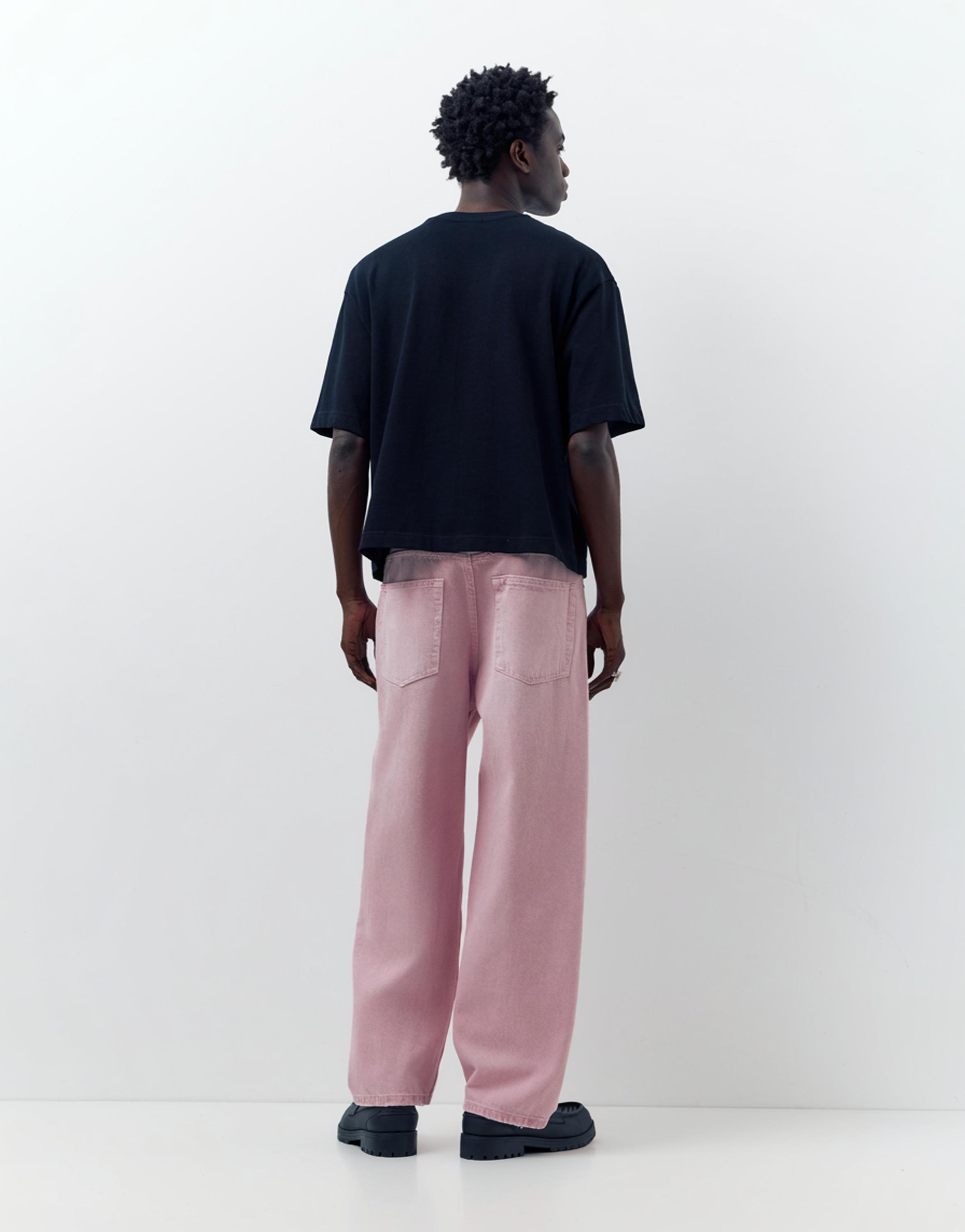 Baggy jeans — Rose pink