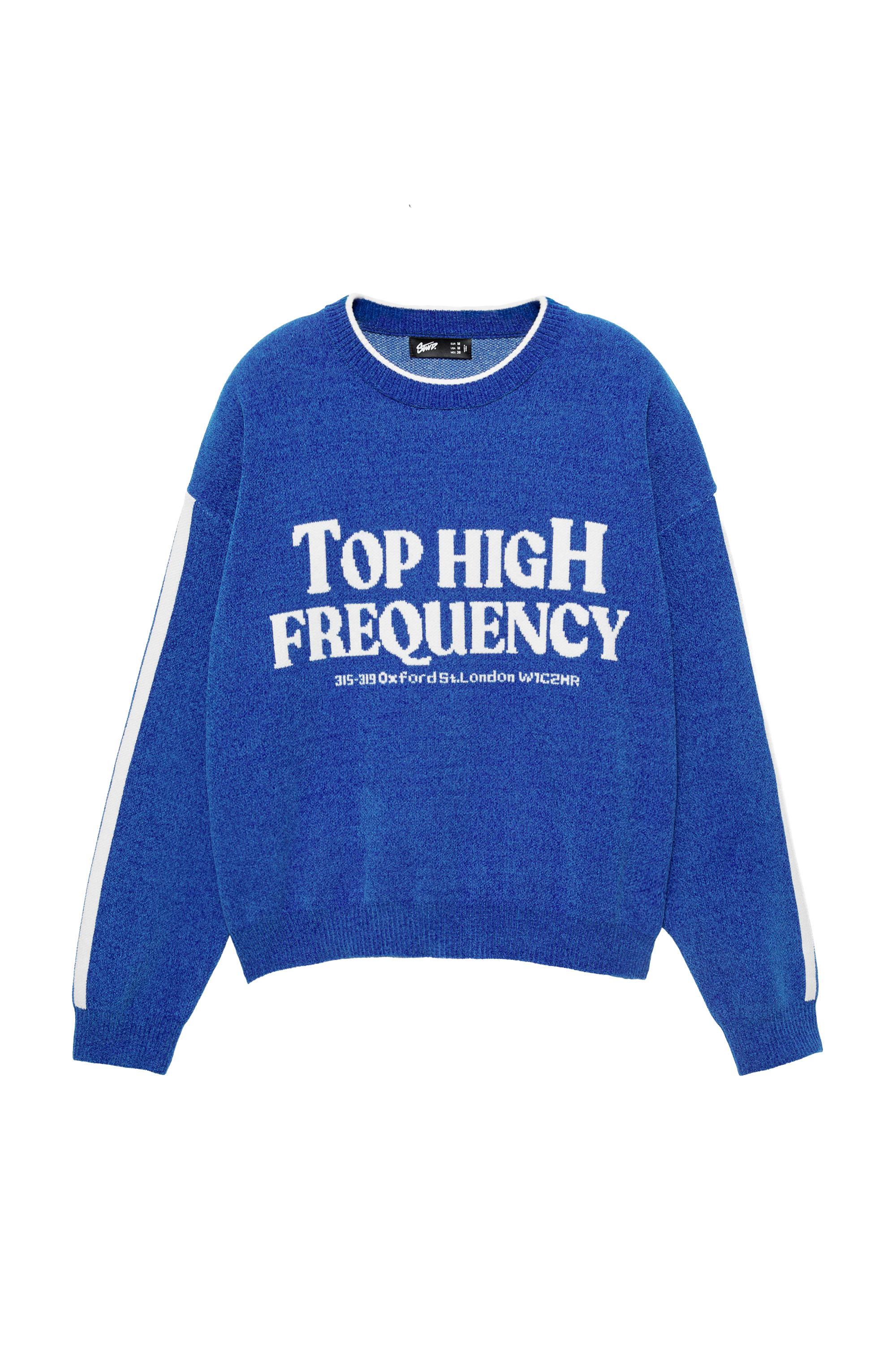 Pull&Bear STWD grafik baskılı kazak görsel 5