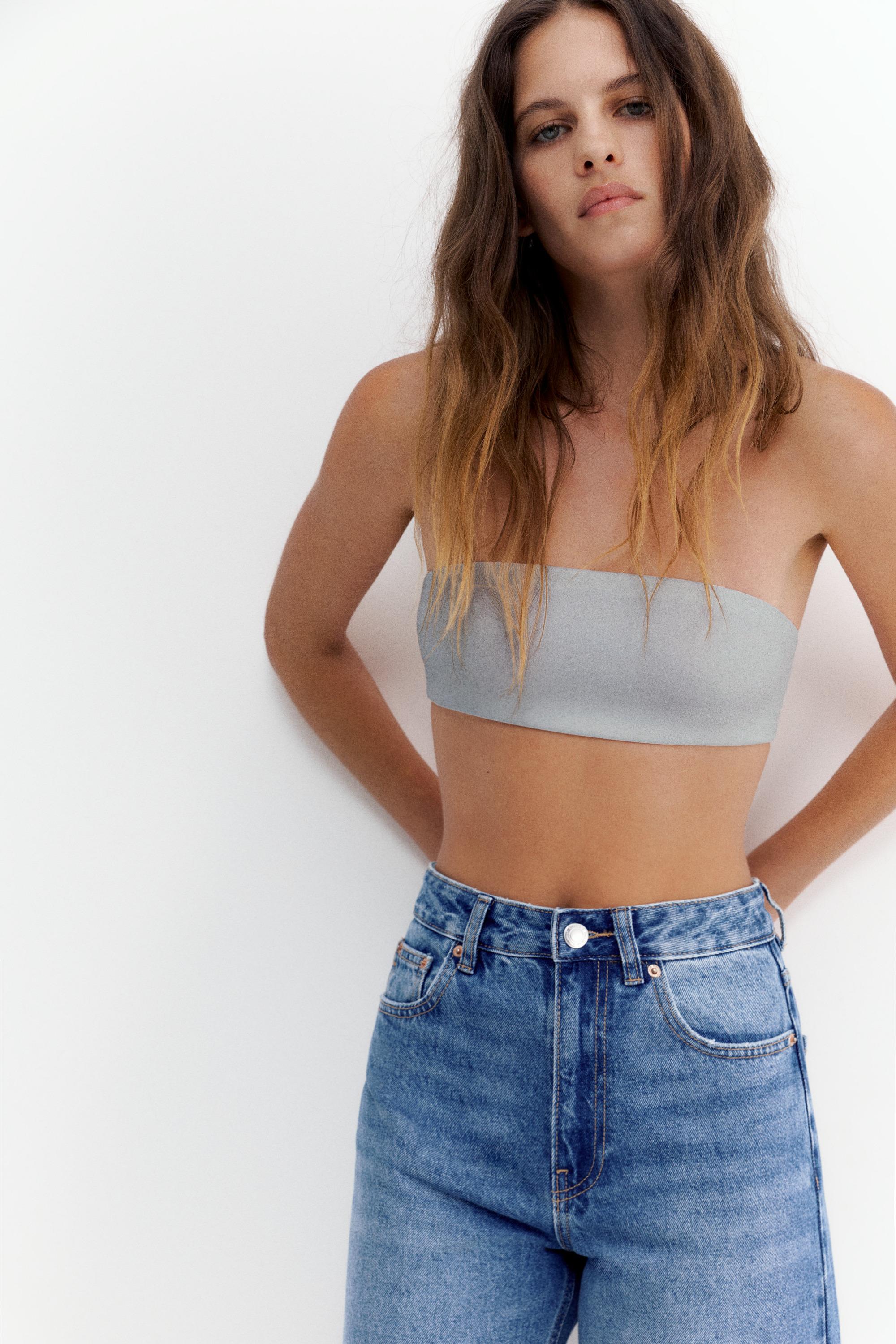 High-waist wide-leg jeans — Indigo