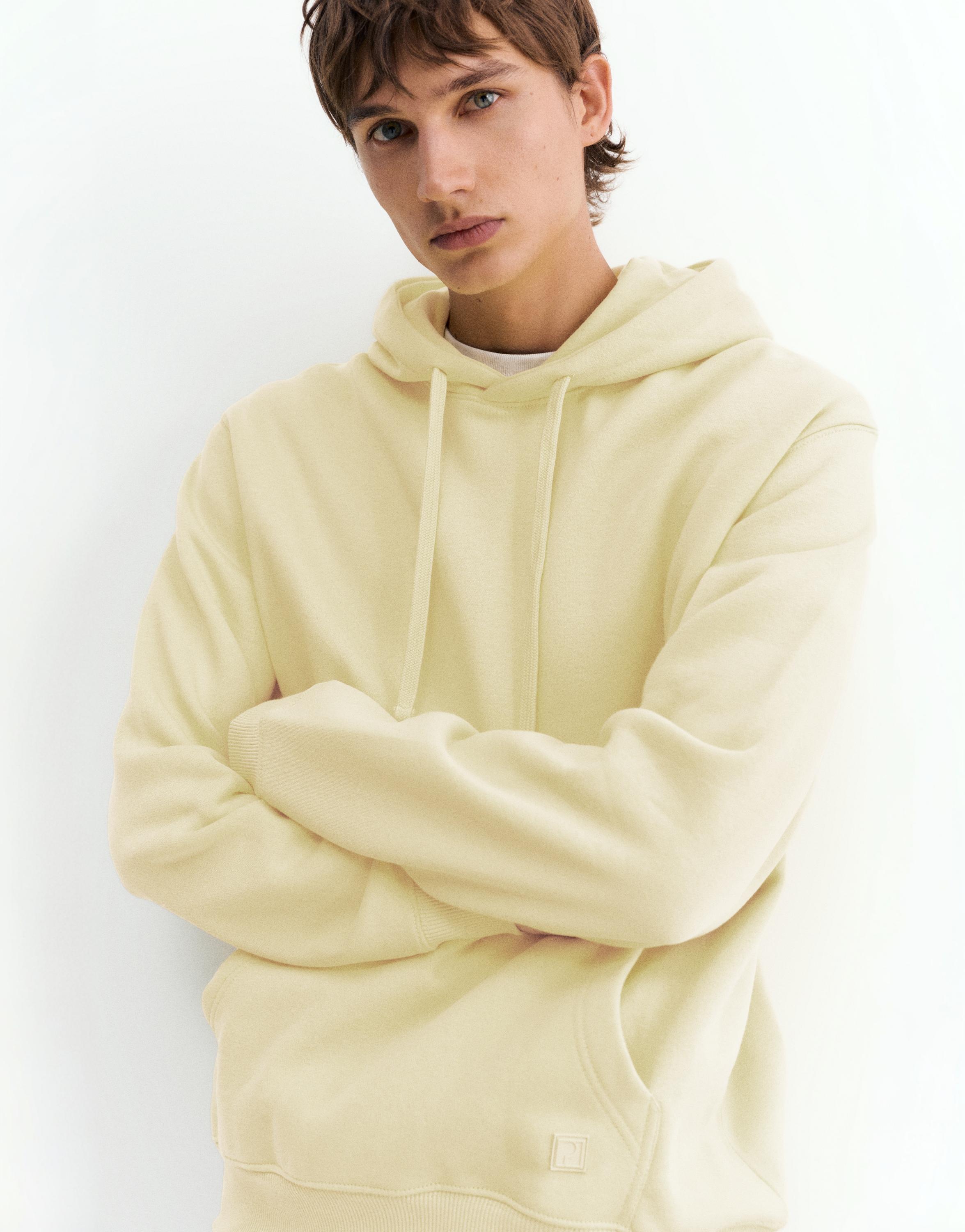Basic hoodie — Yellow