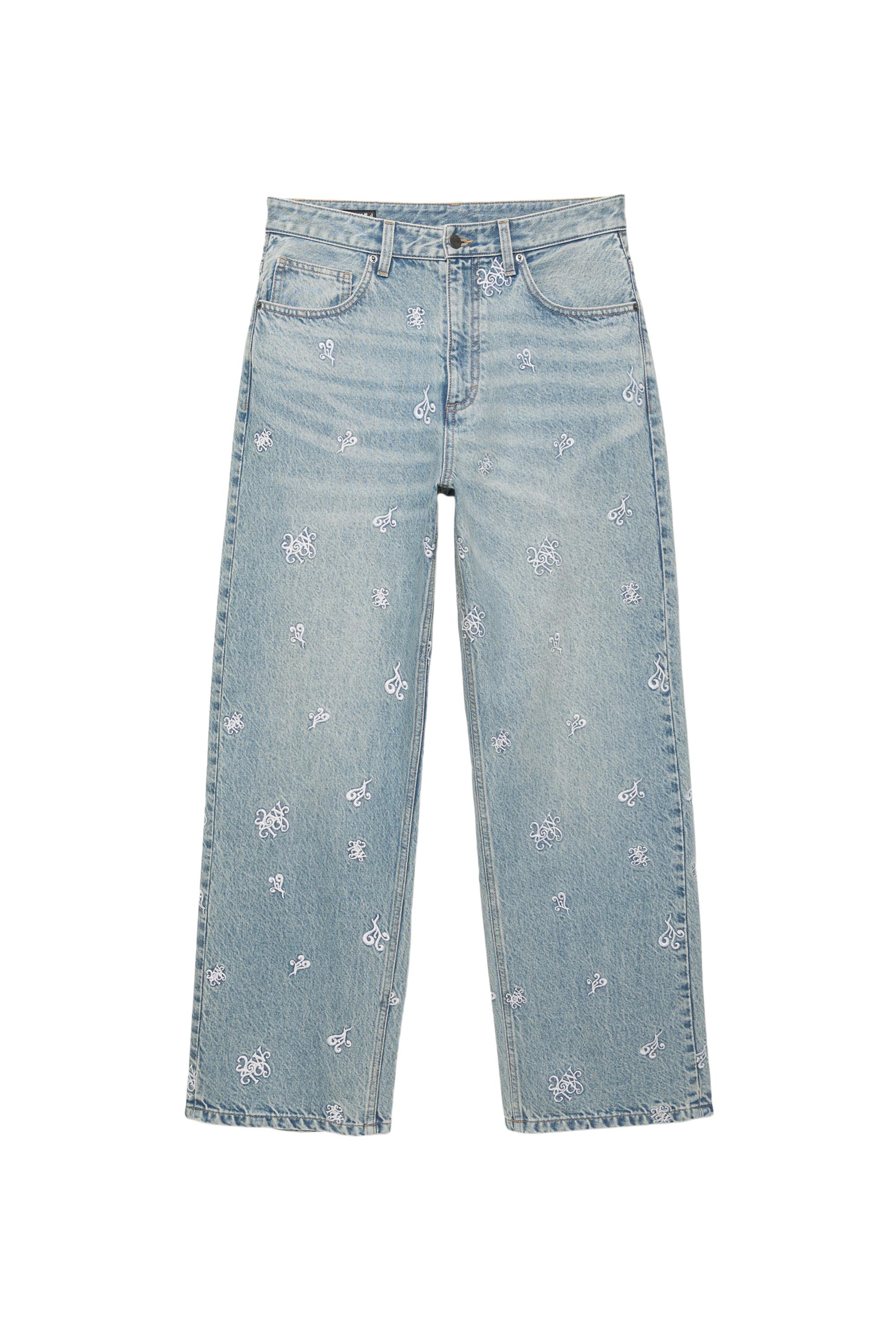 STWD Nakışlı Baggy Jean - Görsel 12