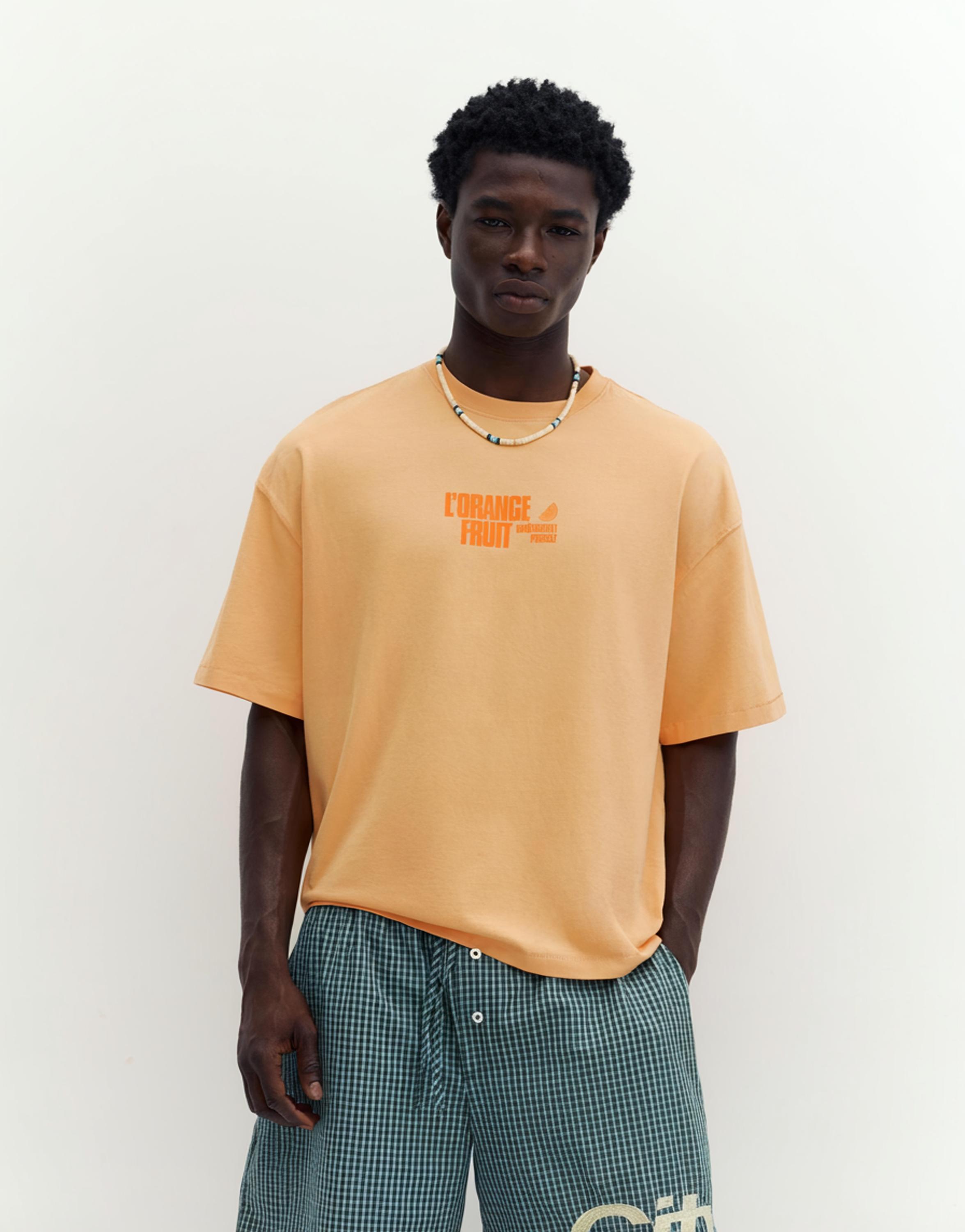 STWD orange graphic T-shirt — Orange