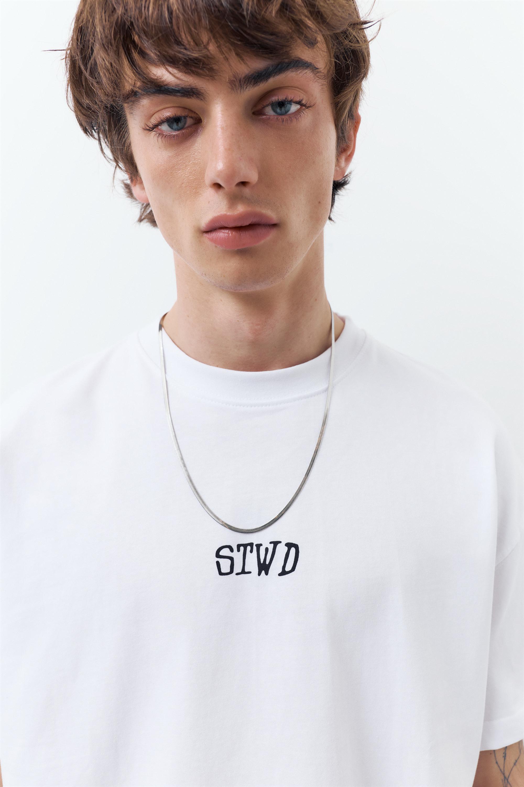 STWD grafik baskılı tişört - Görsel 14