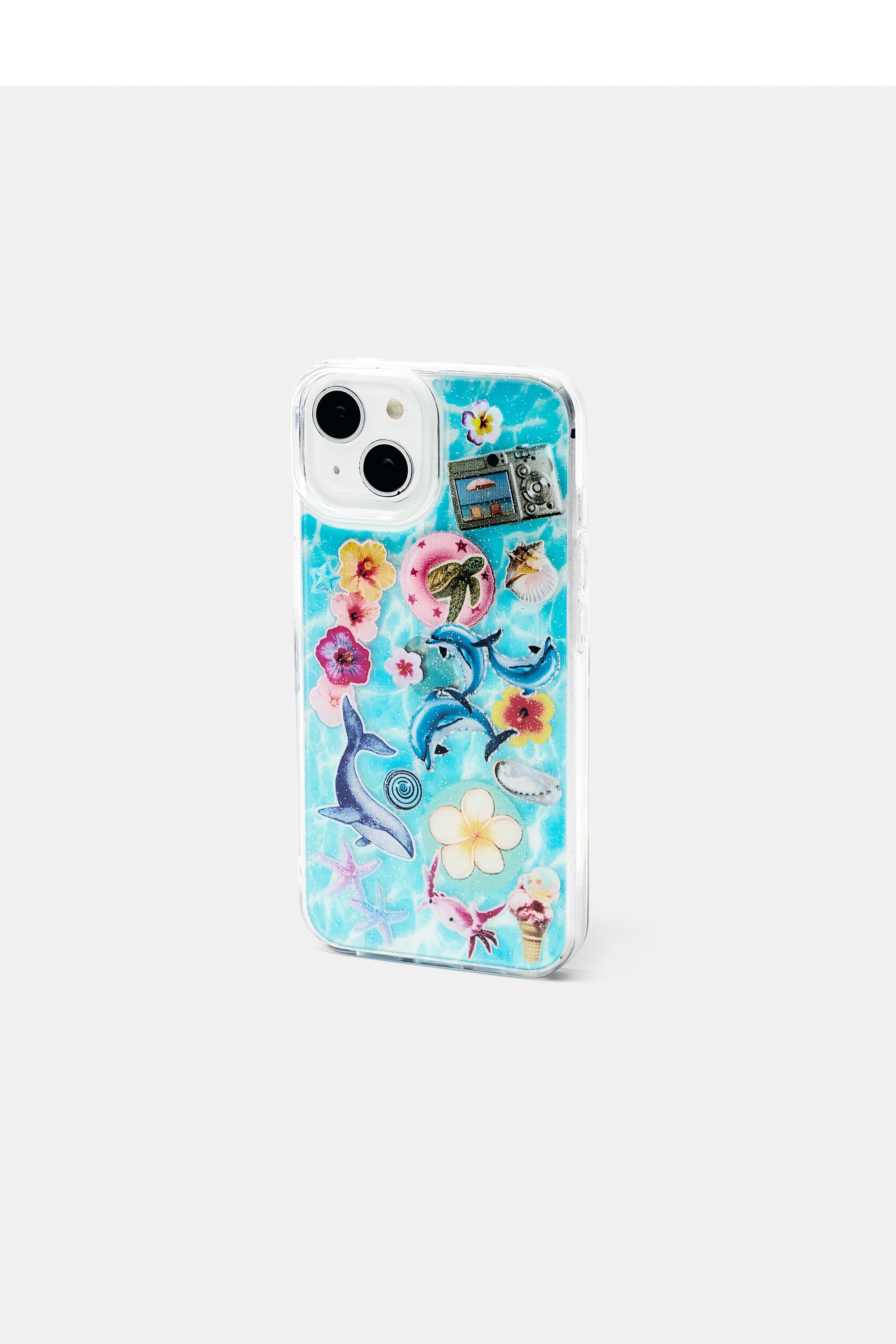Sticker iPhone case — Blue