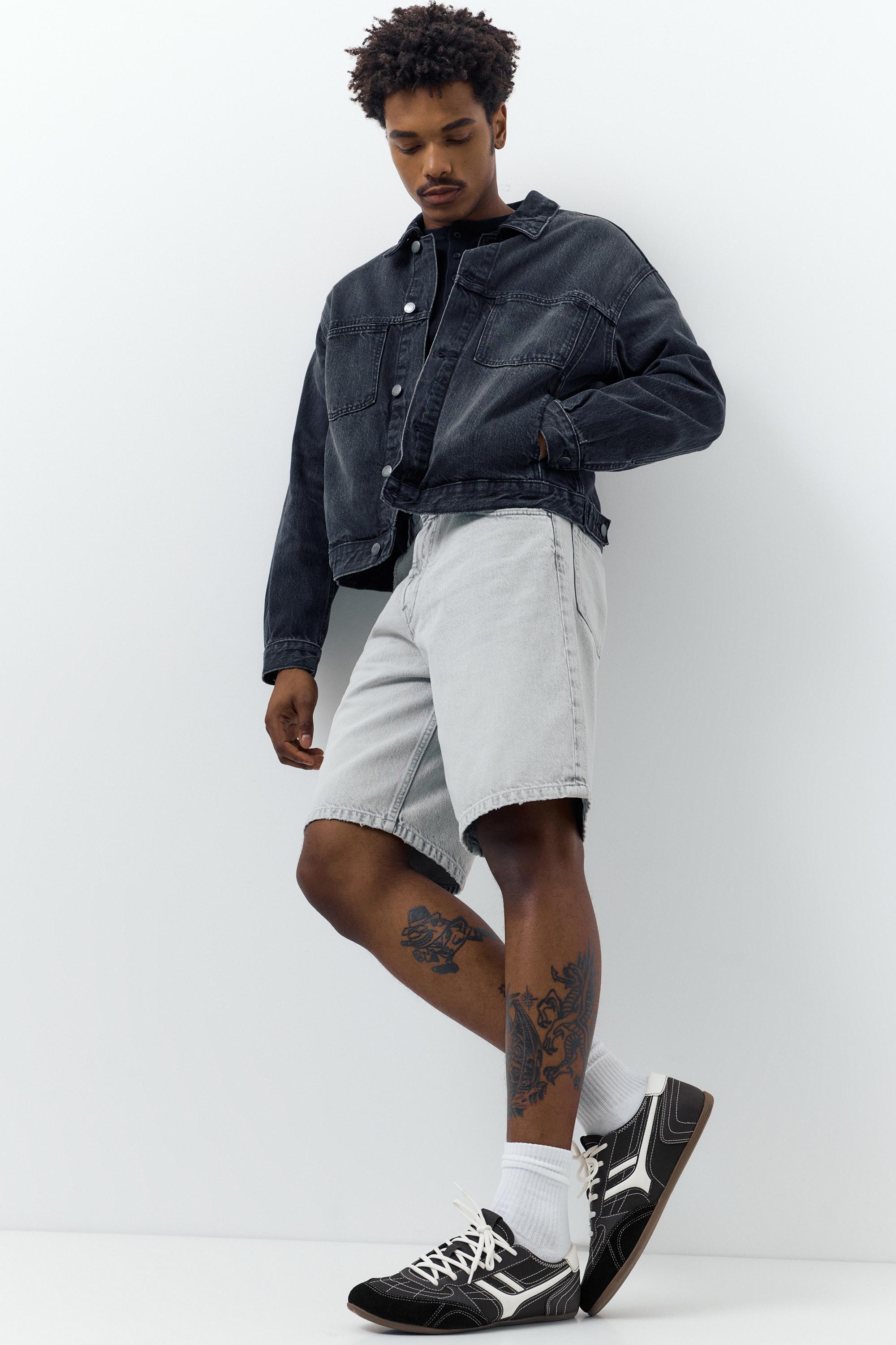 Retro-Sneaker Mit Ziernähten