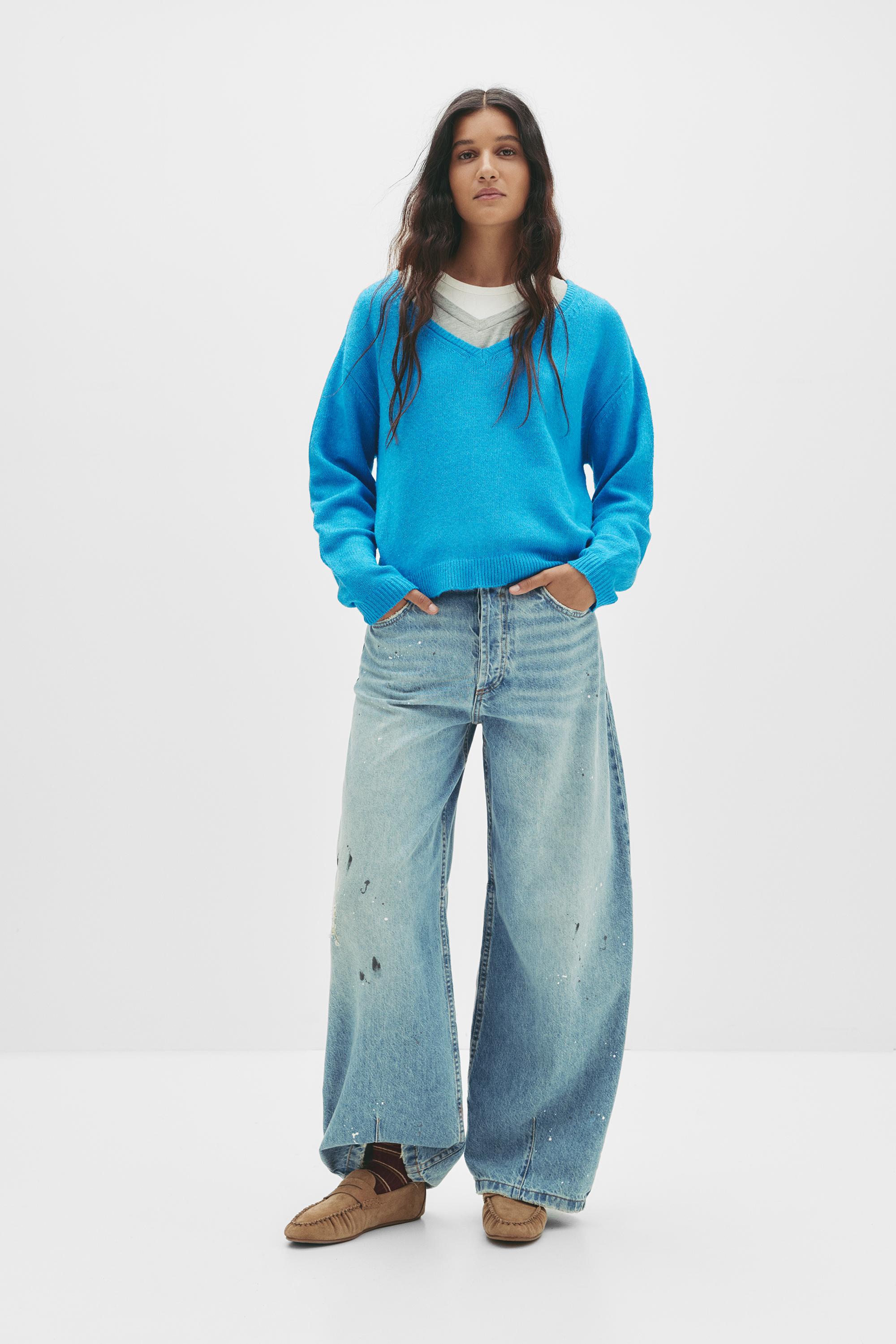 Feinstrick-Oversize-Pullover