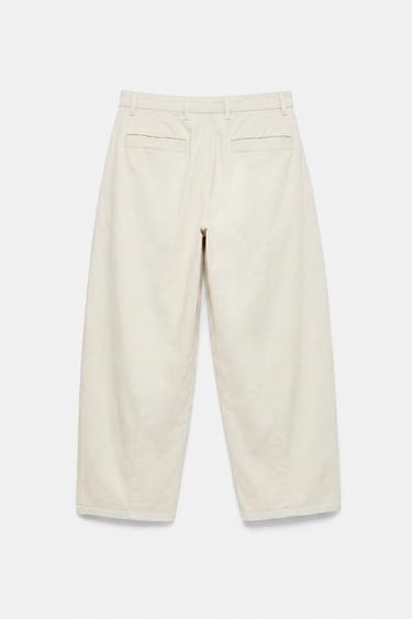 Baggy darted chinos — Off white 7