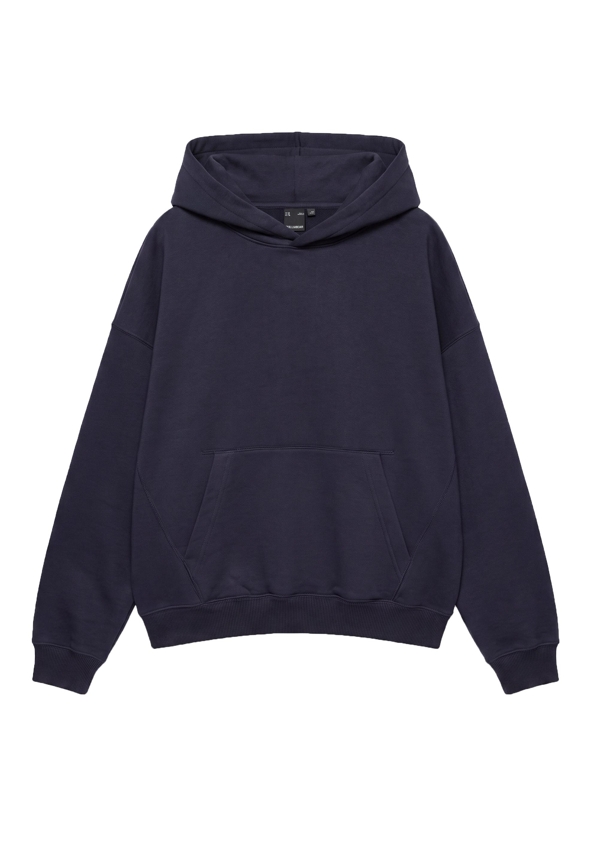 Pull&Bear Kapüşonlu boxy sweatshirt görsel 2