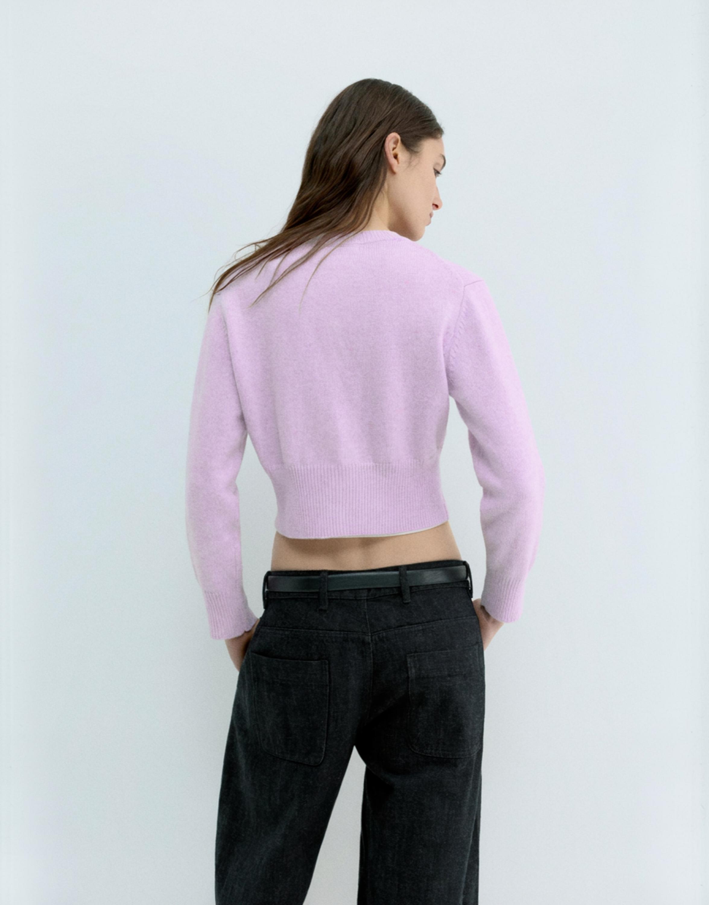 Kısa düğmeli hırka - Görsel 30