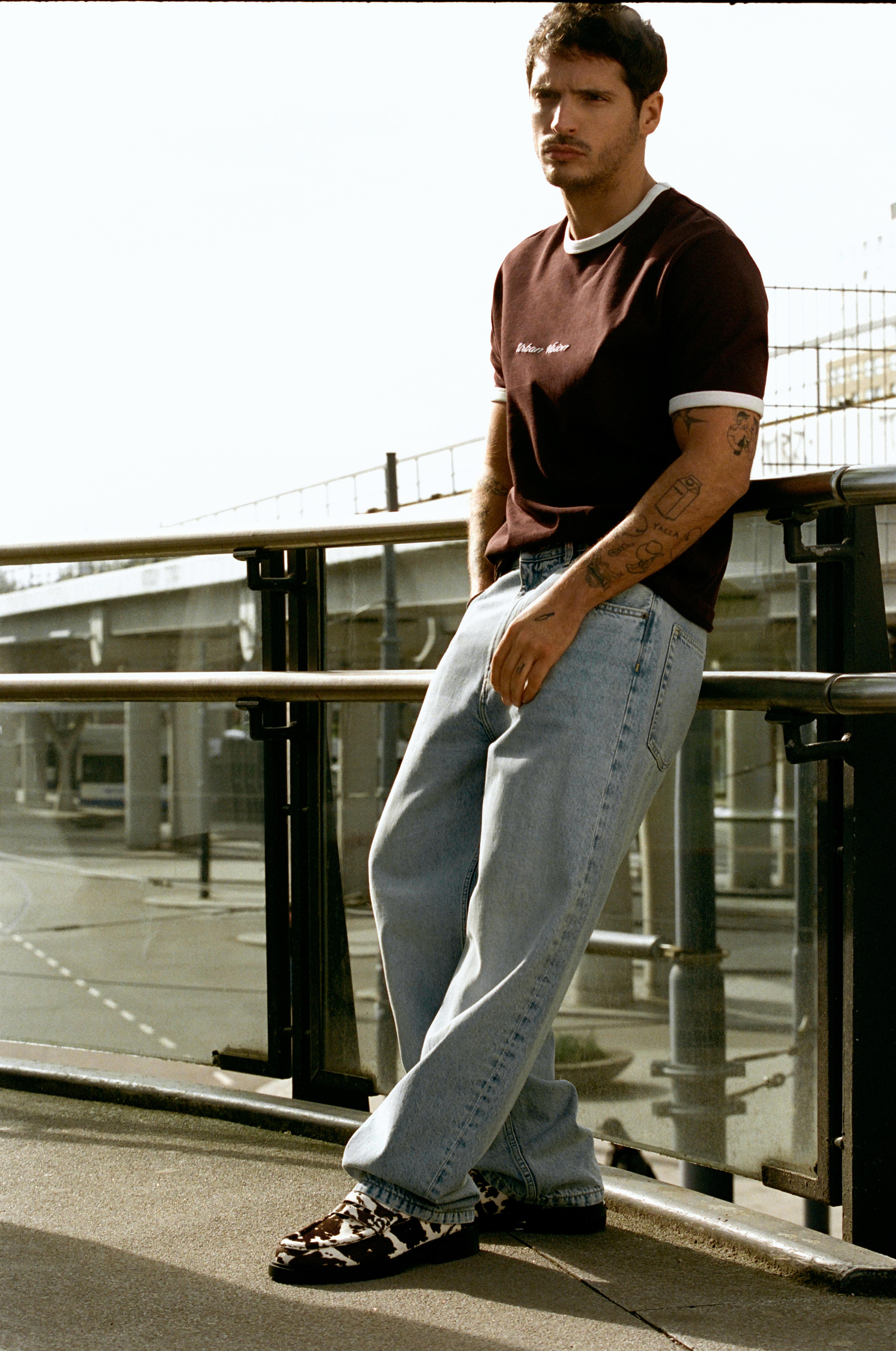 Hayvan desenli tüylü deri makosen