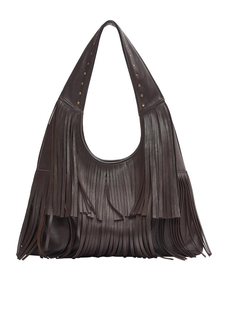 Püsküllü shopper çanta