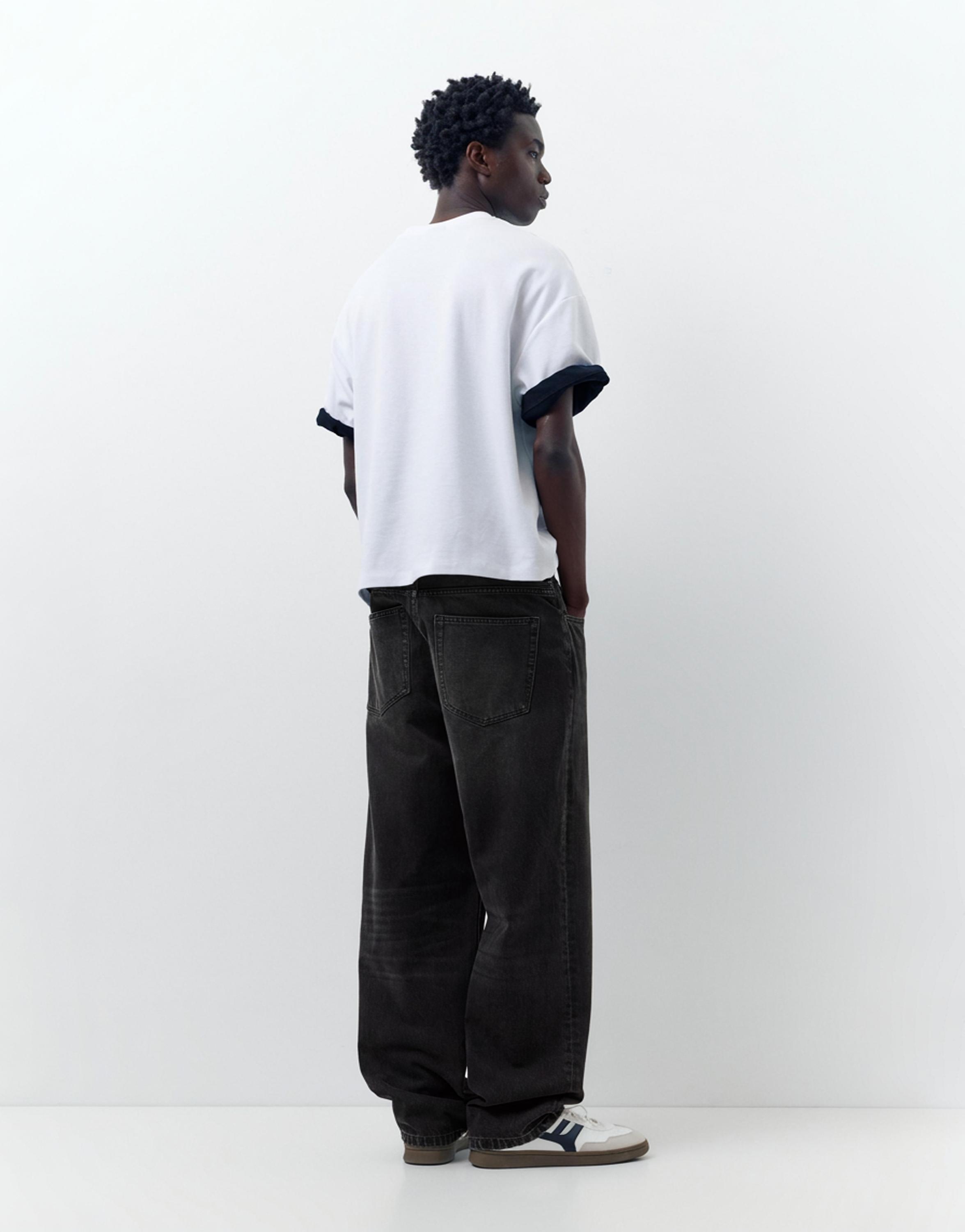Baggy jeans — Faded black