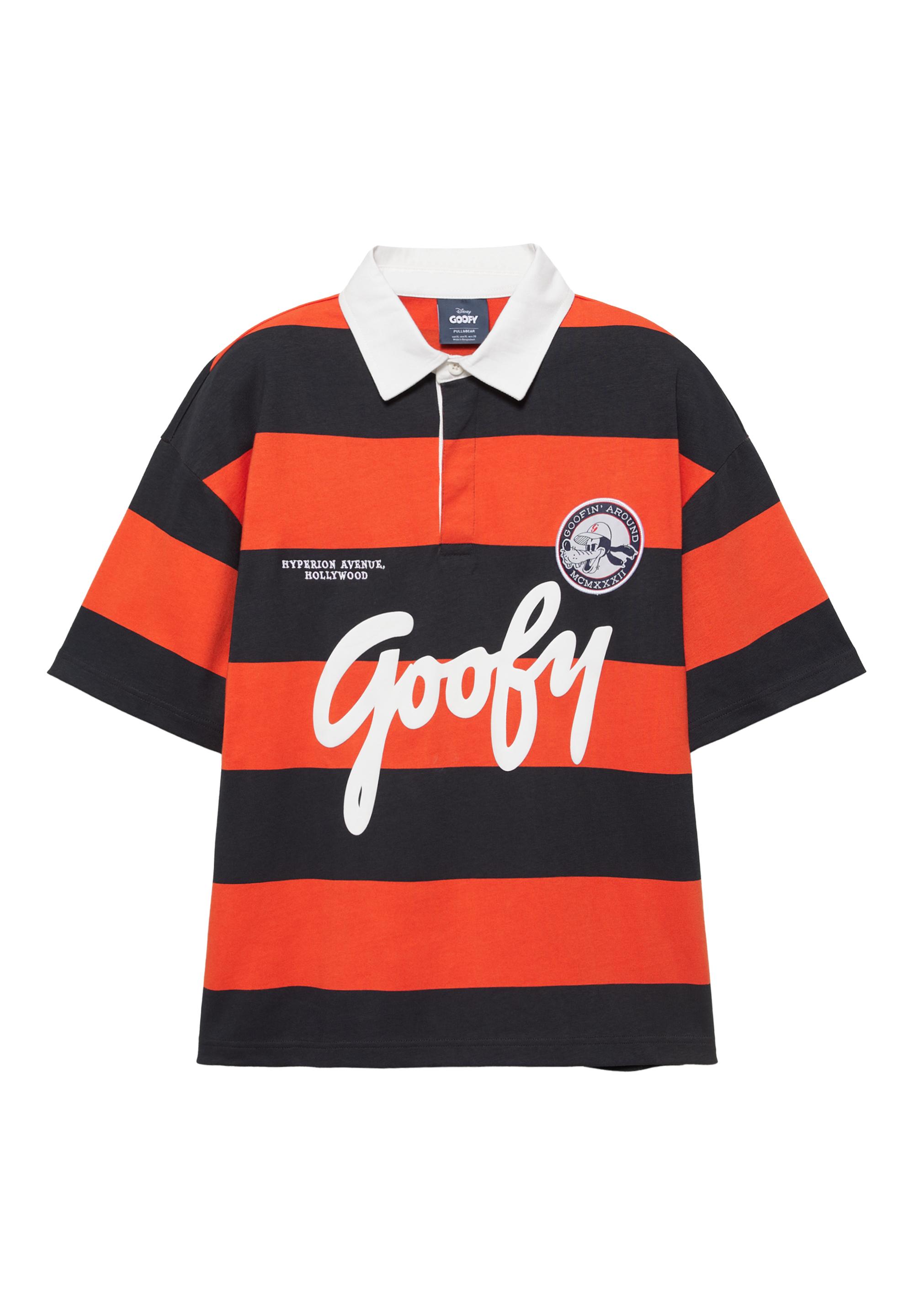 Goofy çizgili polo tişört - Görsel 12