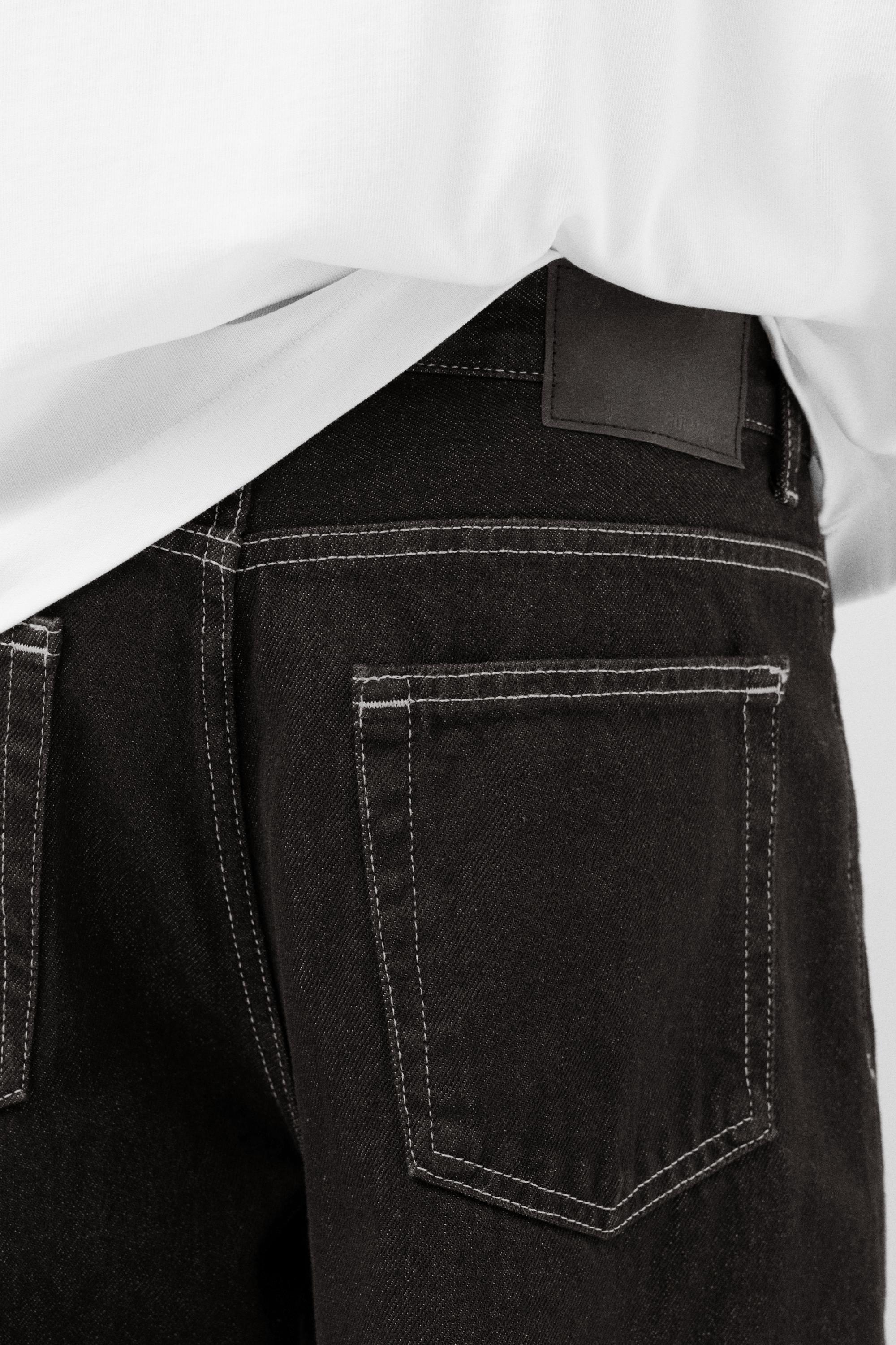 Baggy balloon jeans — Black