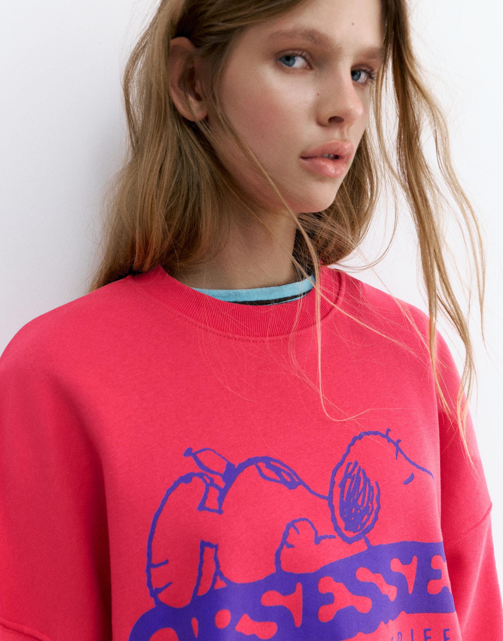 Peanuts Snoopy sweatshirt - Görsel 7