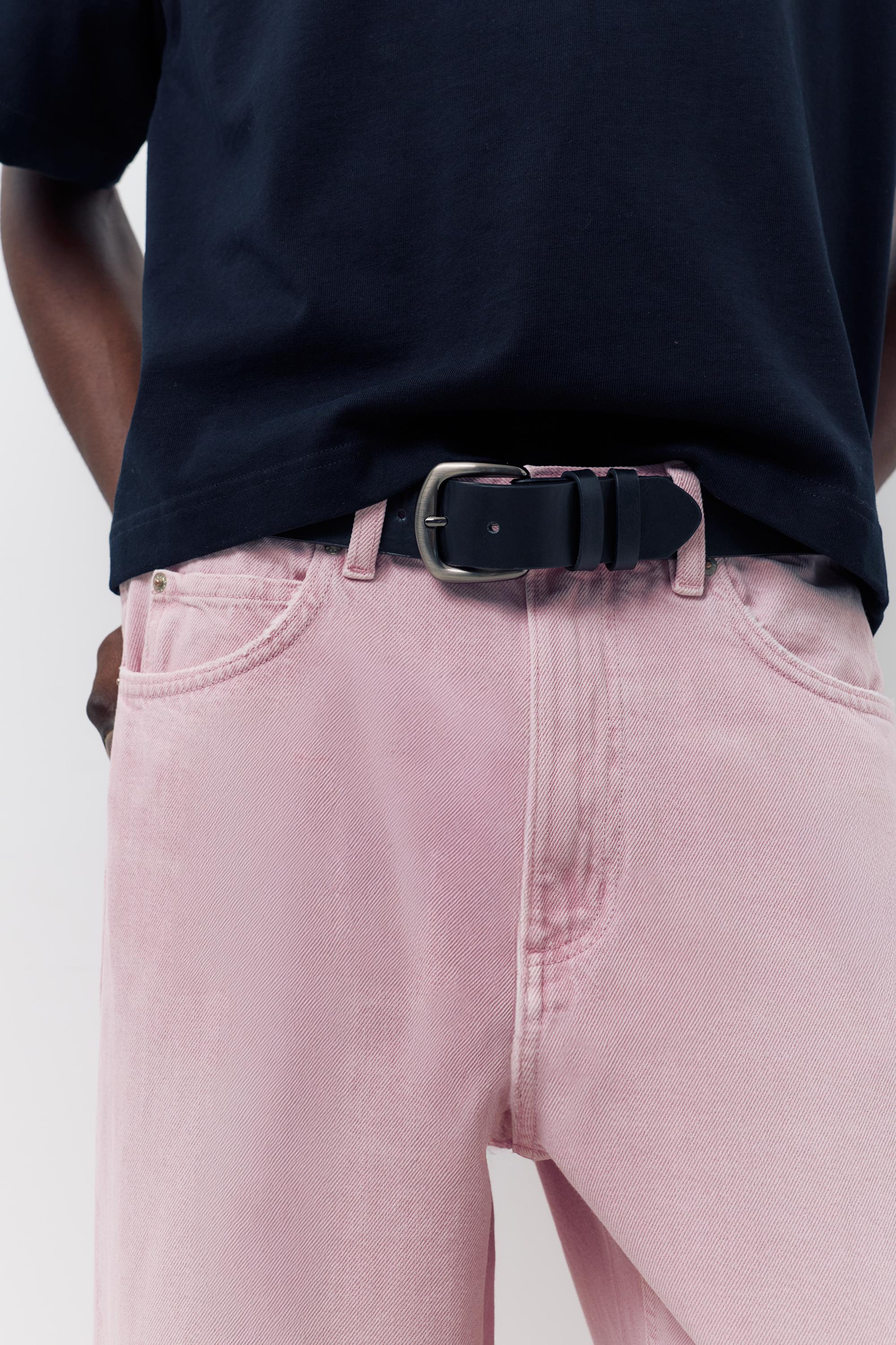 Baggy jeans — Rose pink