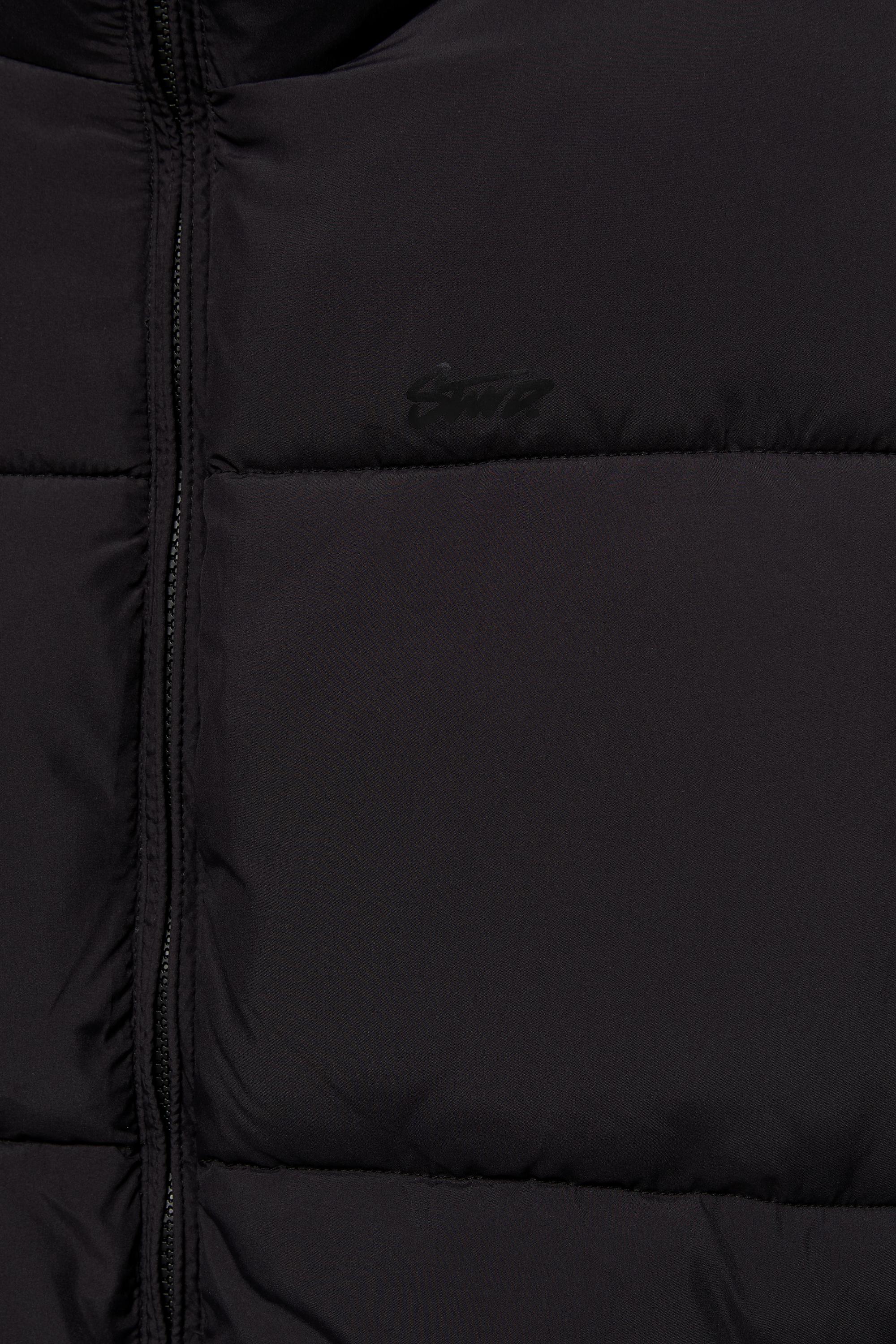 STWD quilted gilet — Black