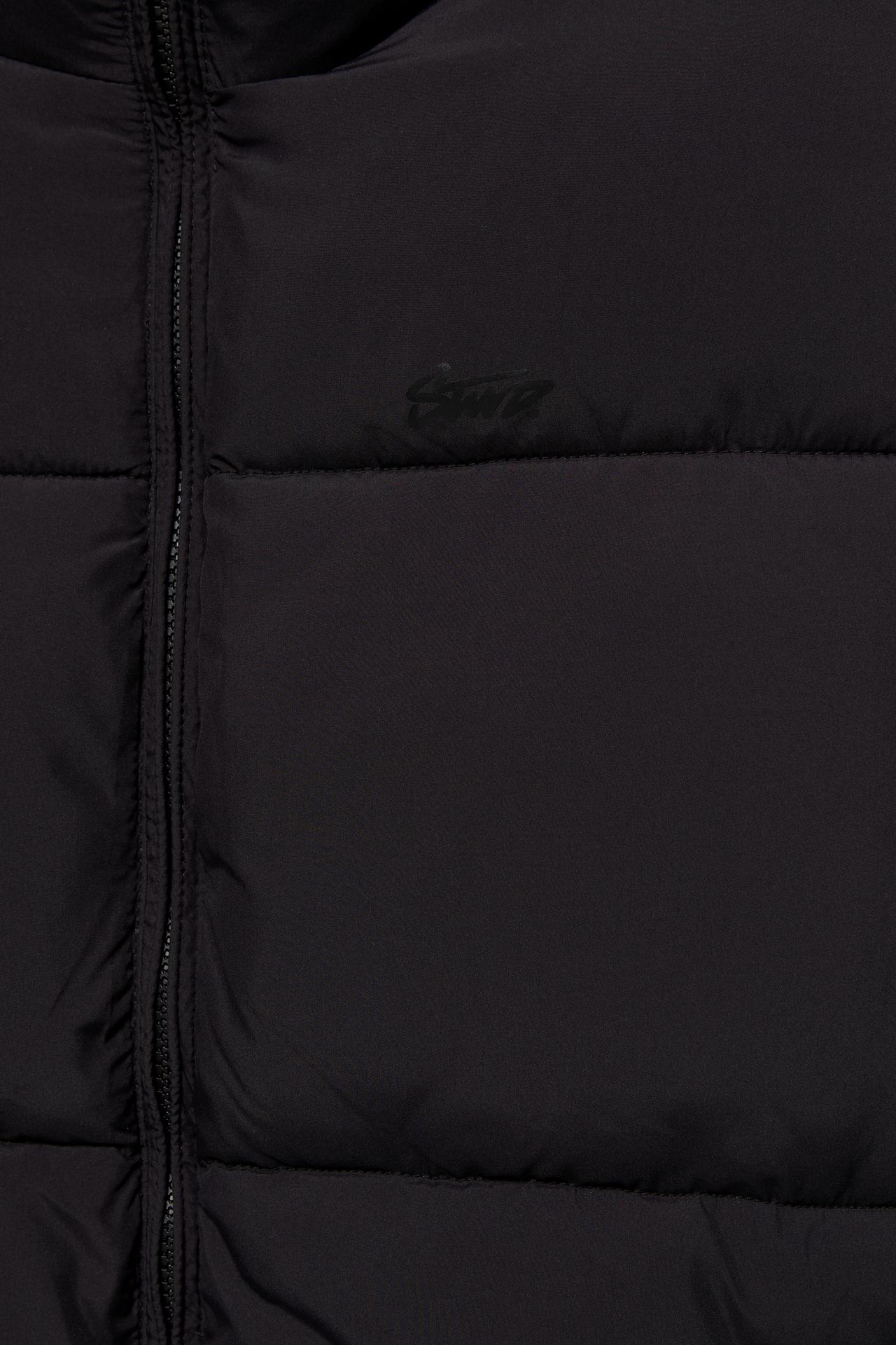 STWD quilted gilet — Black