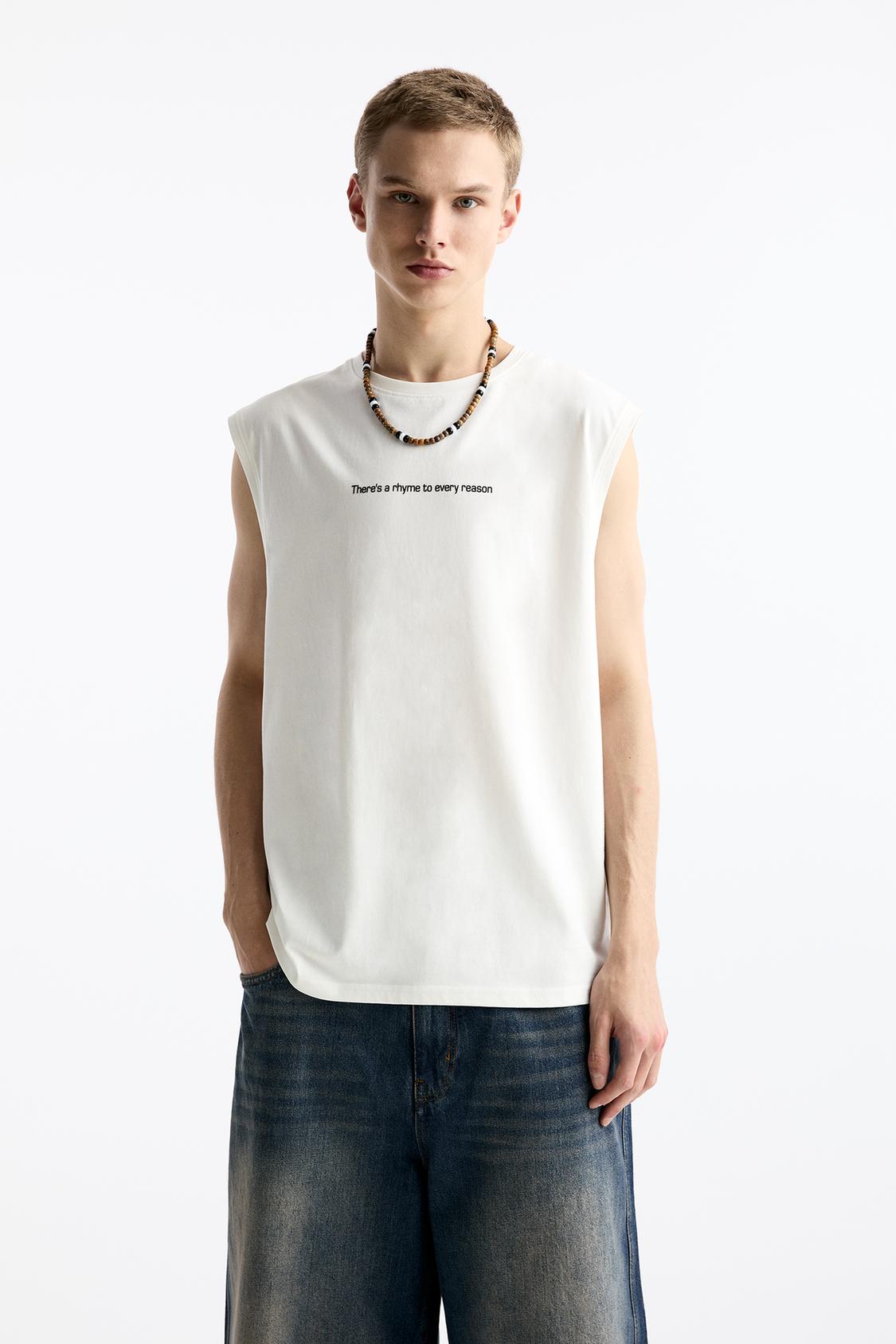 Pull&bear Playera Tirantes Camiseta Tank Rib PULL&BEAR