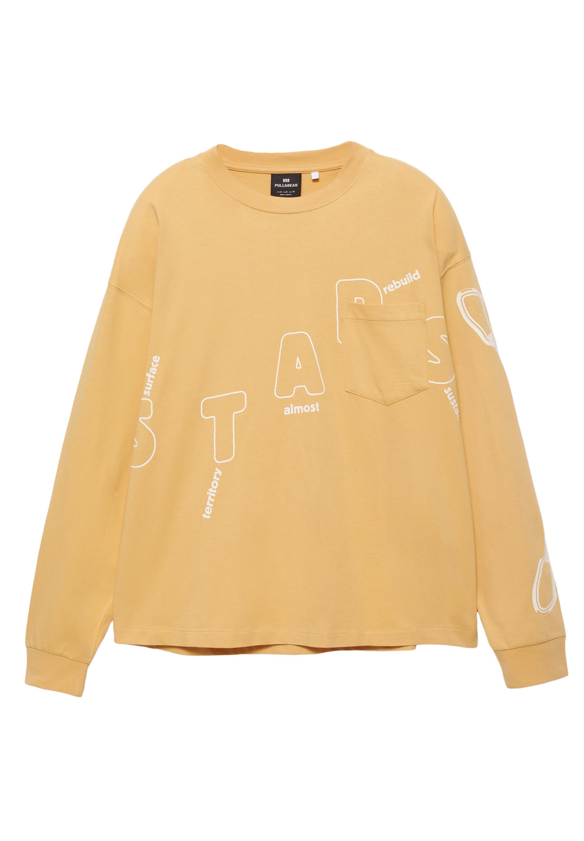 Cepli uzun kollu tişört - Görsel 14