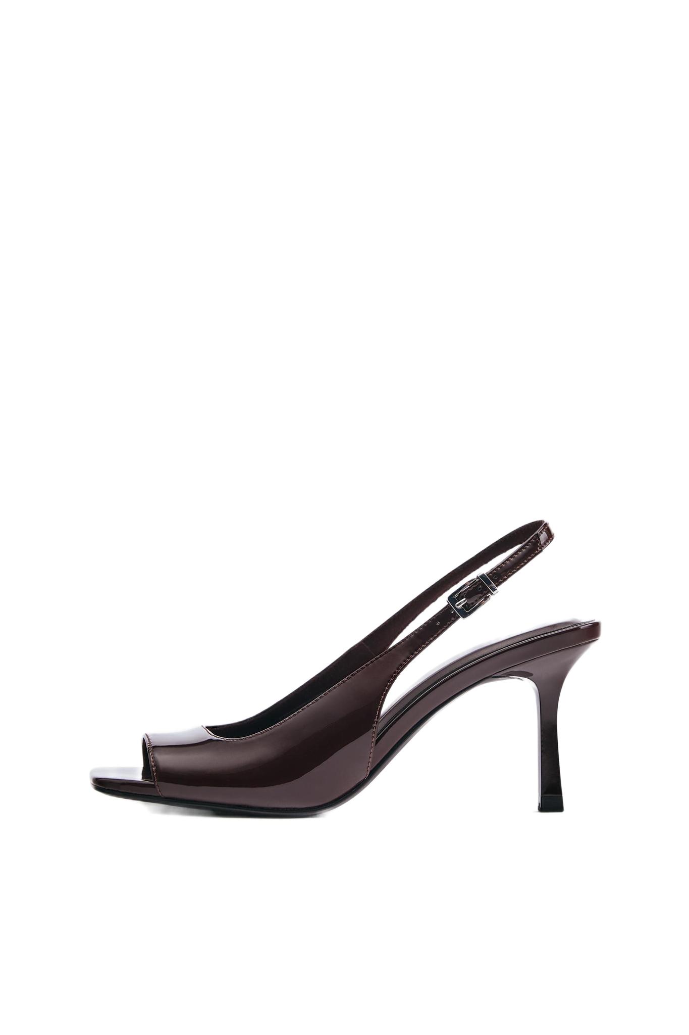 slingback heels — Brown