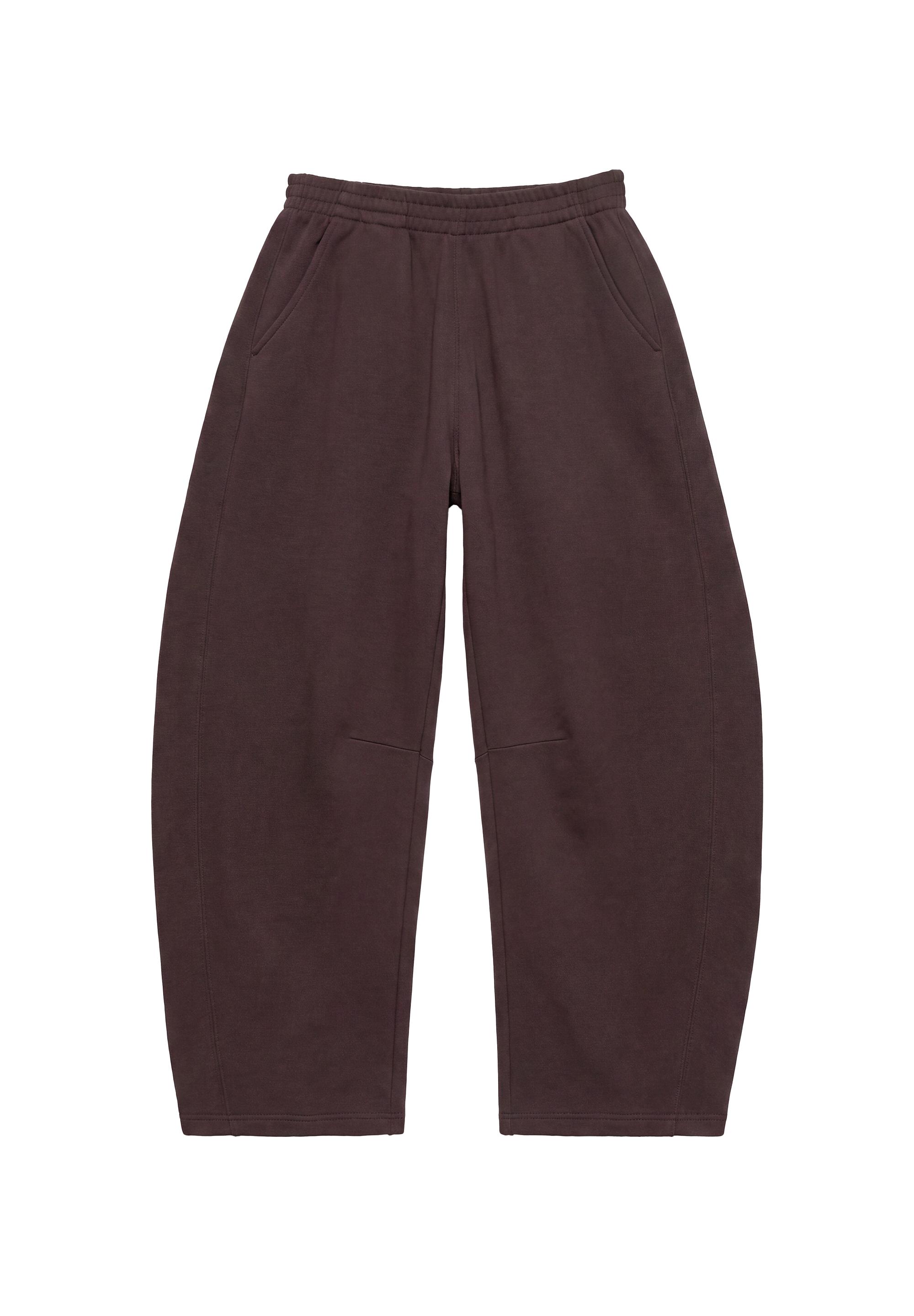 Barrel-leg joggers — Brown