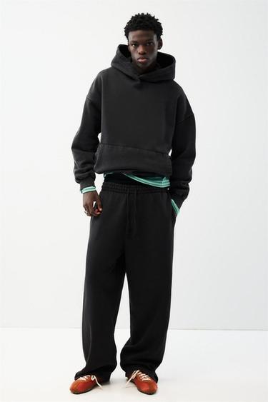 STWD skater tracksuit trousers — Black 1