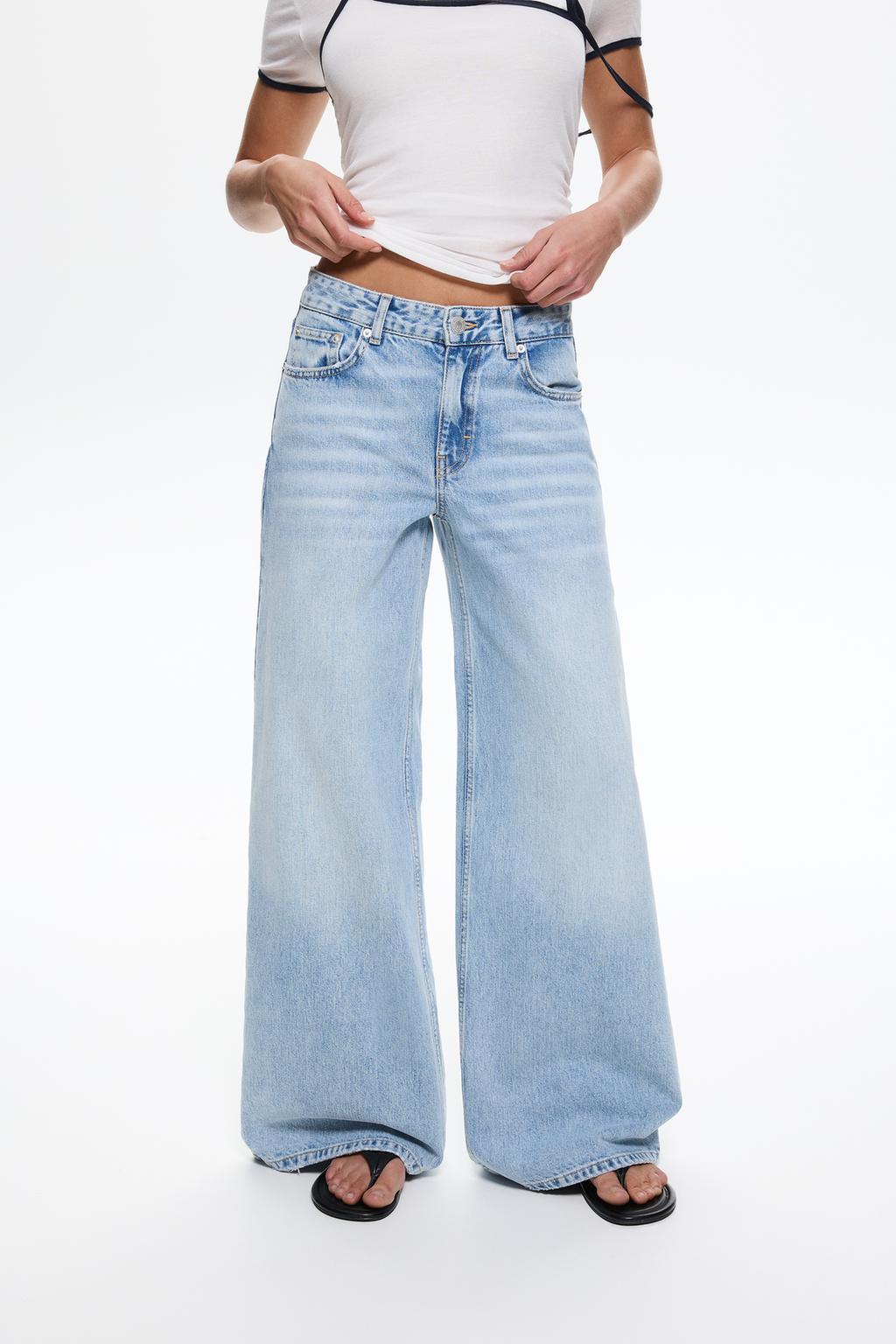 Jeans wide leg a vita bassa PULL&BEAR