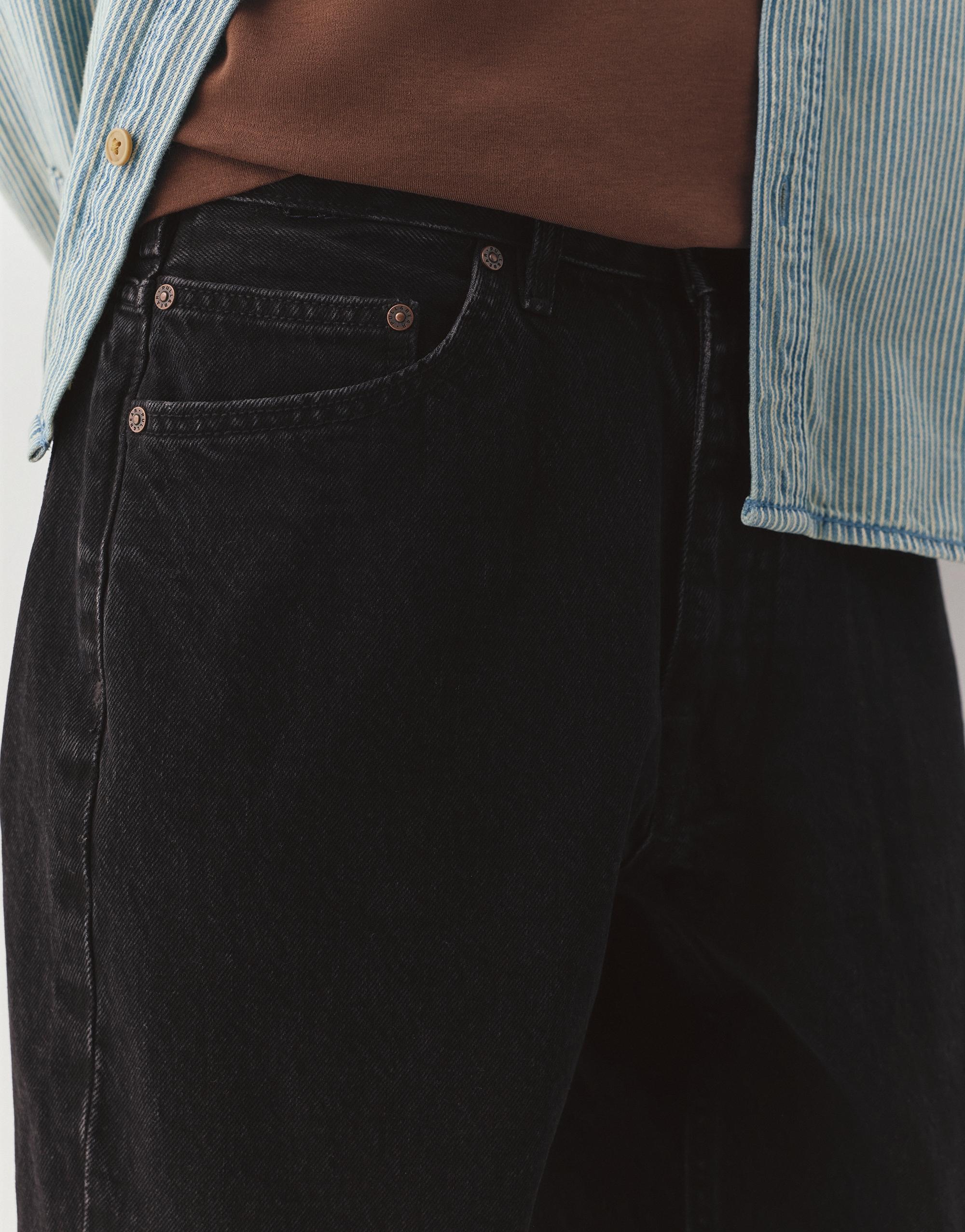 Standard jeans — Faded black