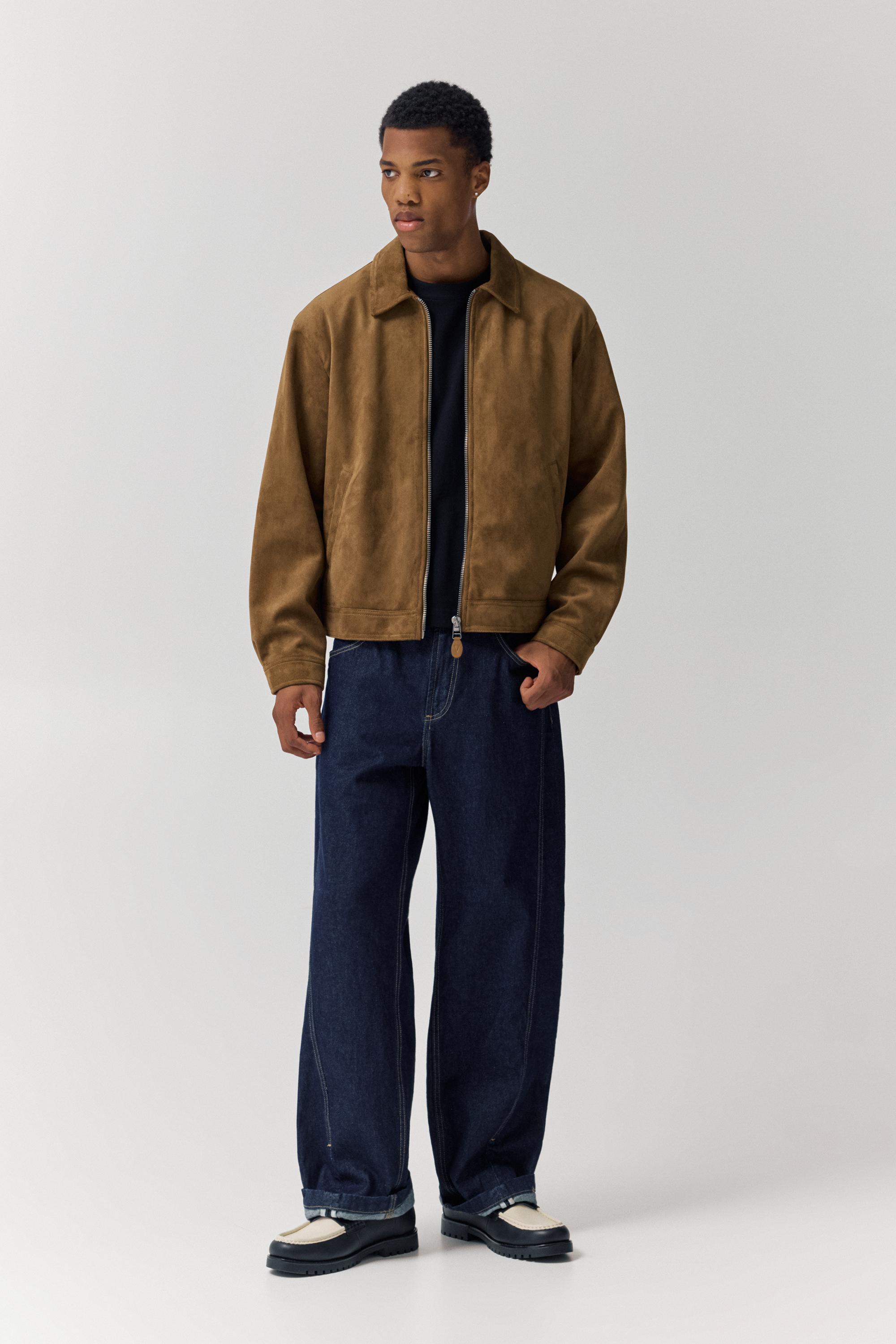 Suni süet ceket - Görsel 41