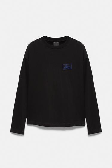 The Corner slogan T-shirt — Black 1