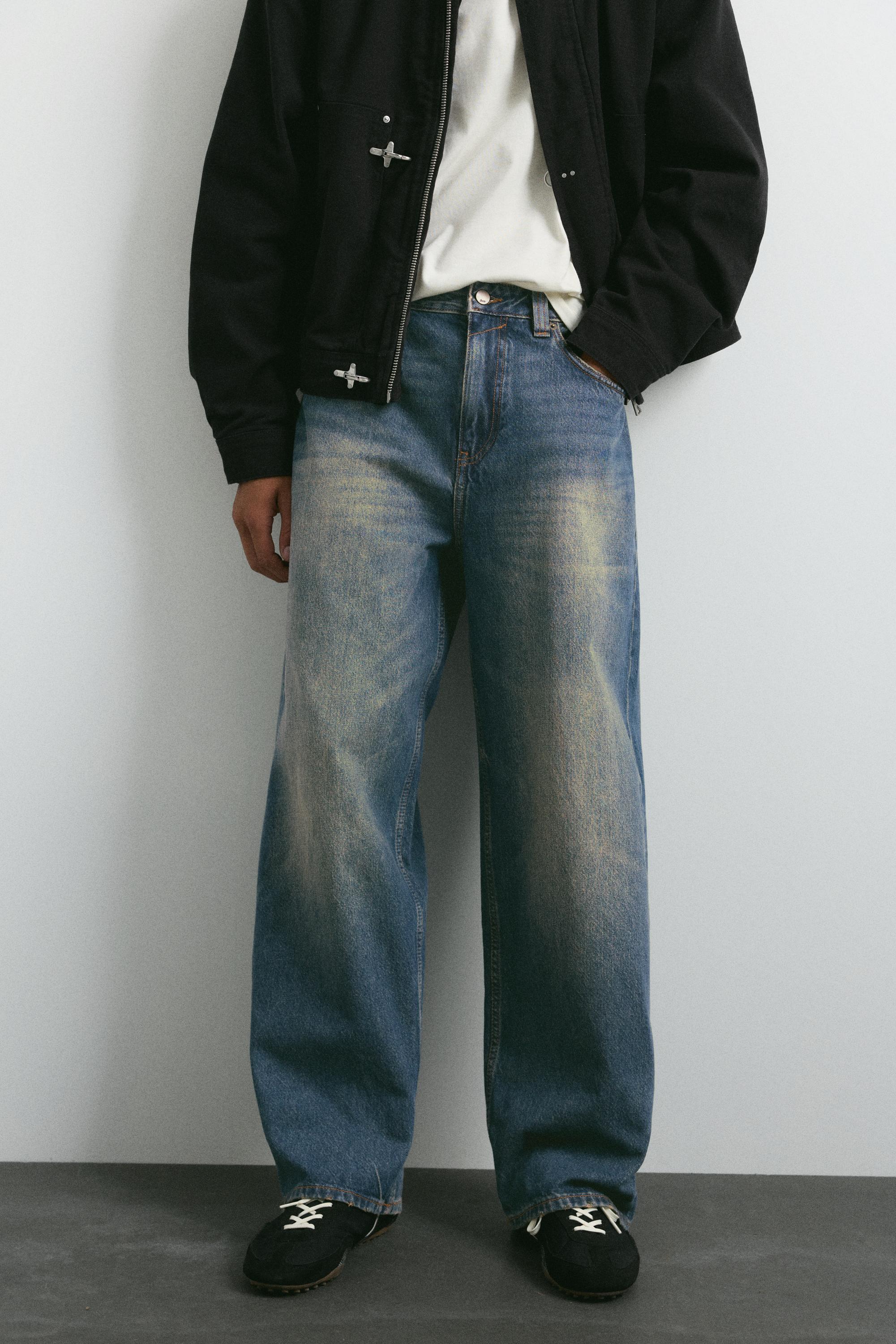 Pull&Bear Baggy relaxed fit jean görsel 7