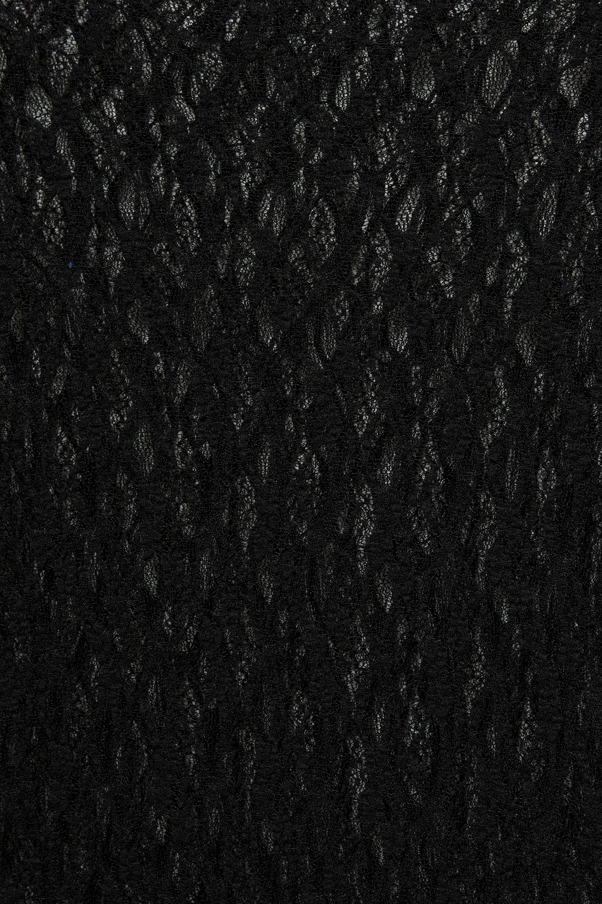 Long sleeve lace bodysuit — Black