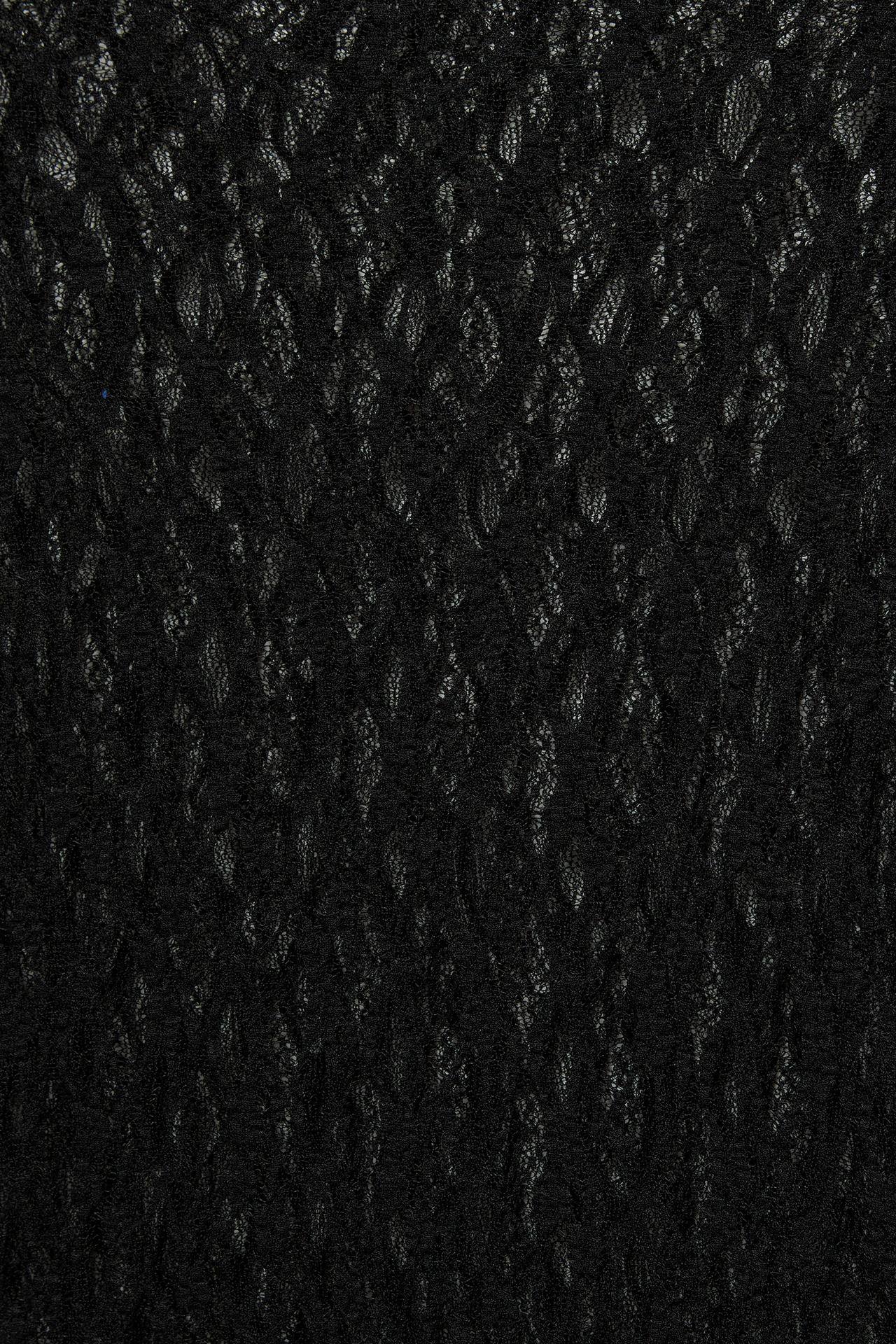 Long sleeve lace bodysuit — Black