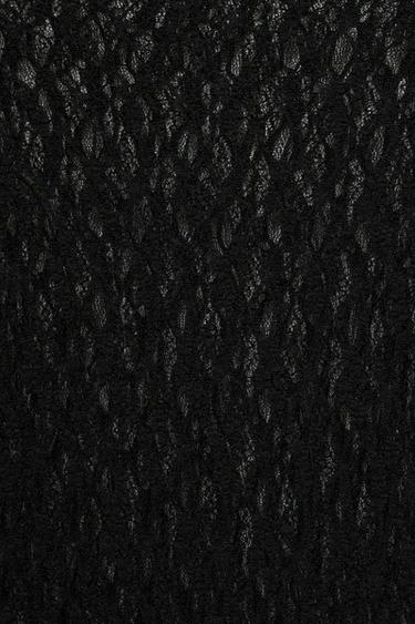 Long sleeve lace bodysuit — Black 6