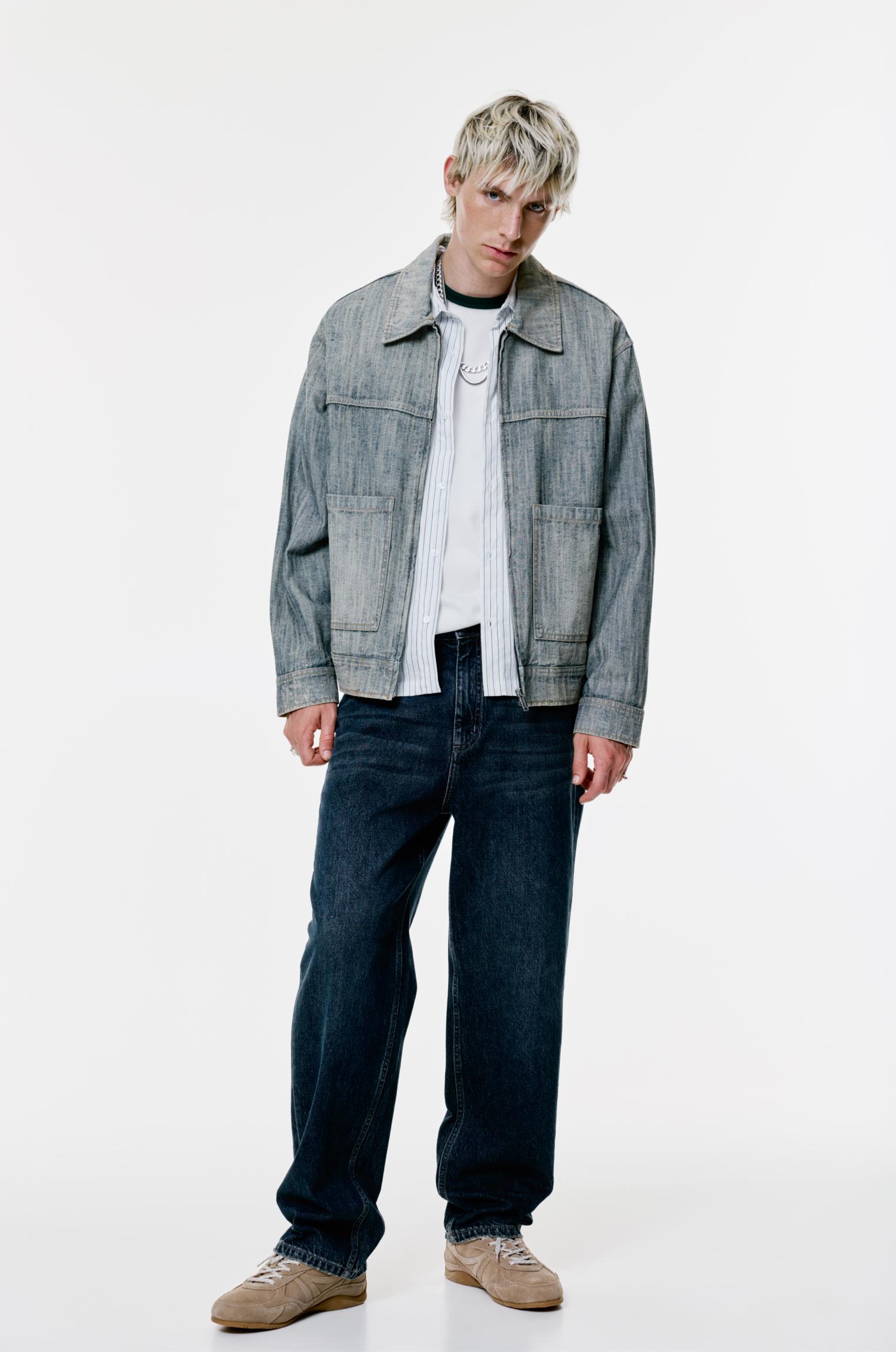 Baggy jeans — Pastel blue