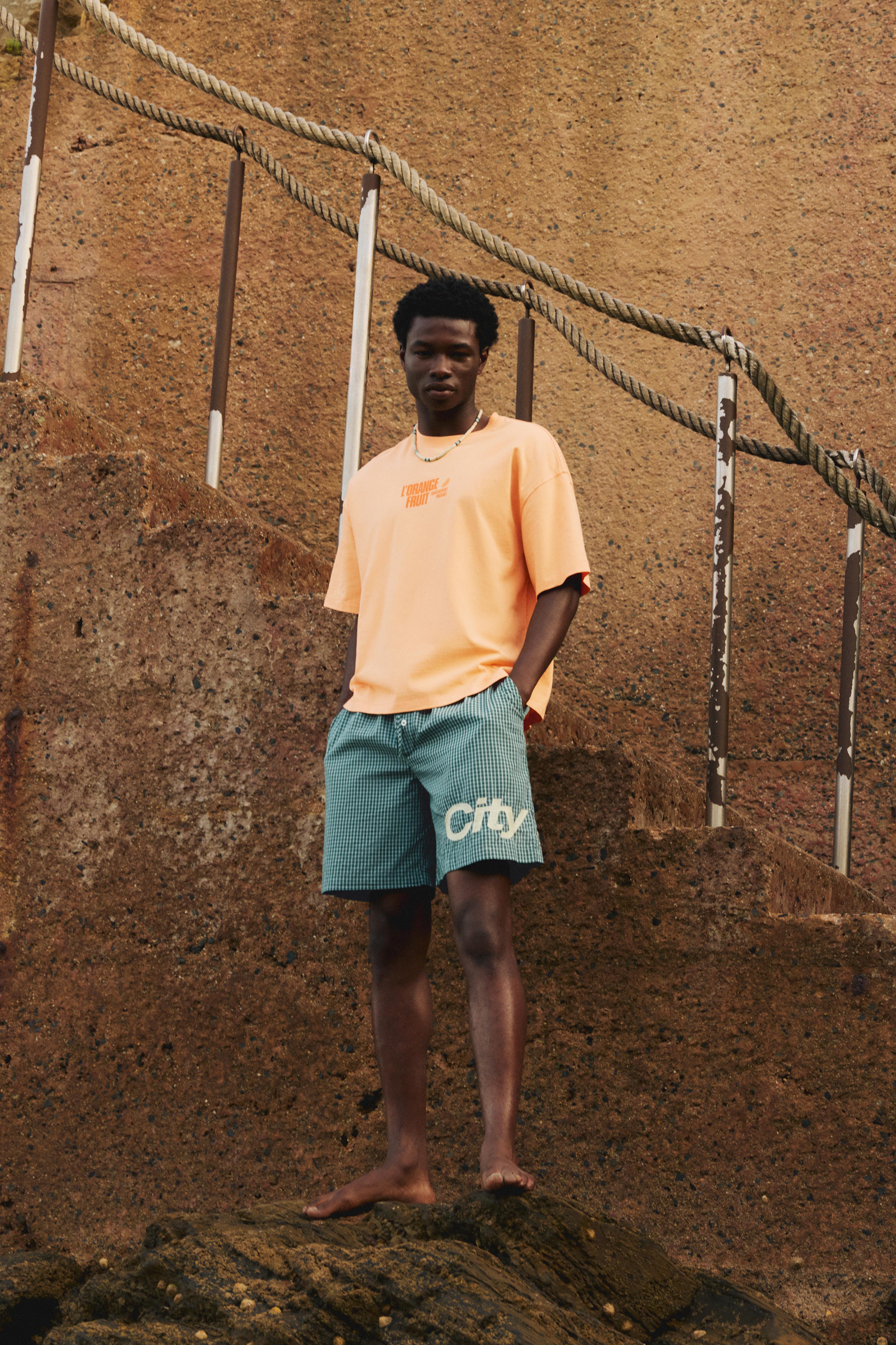 STWD orange graphic T-shirt — Orange